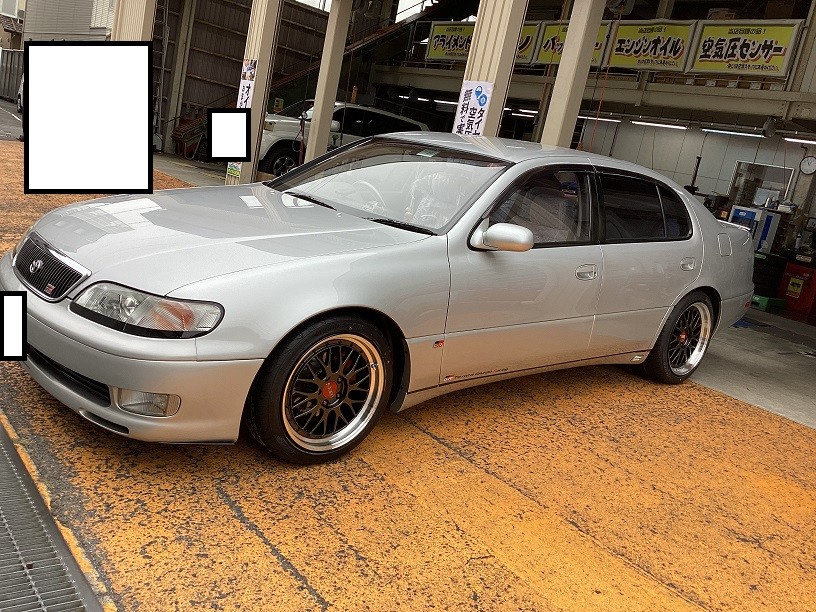 トヨタ　14アリスト　BBS　LM　１８インチ取付