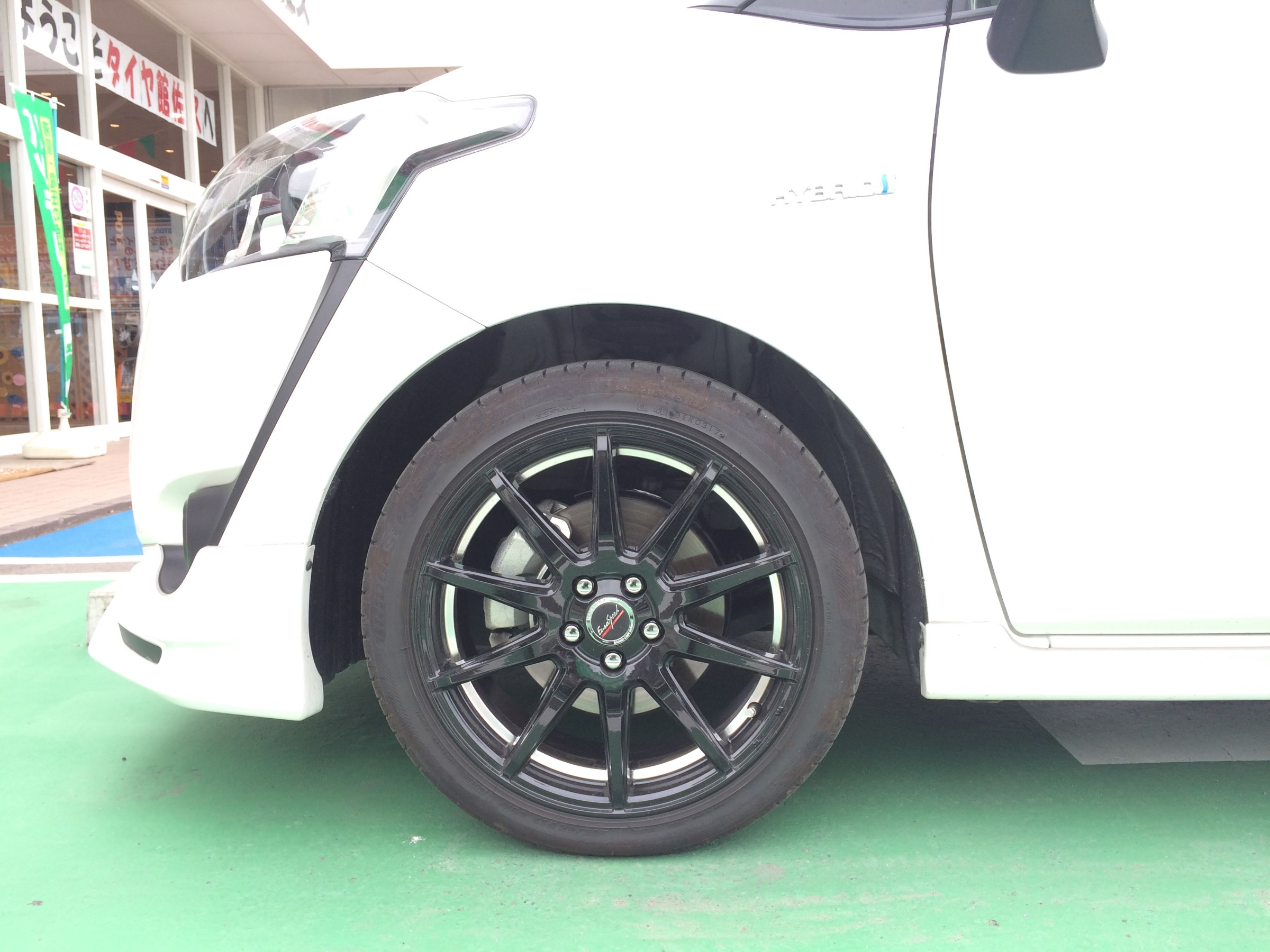 ノーマル車高でのタイヤハウス　クリアランス