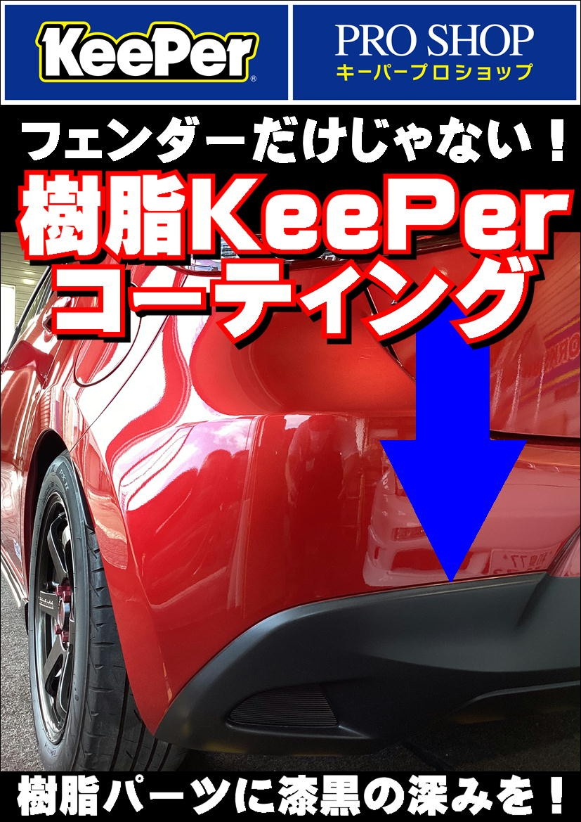 樹脂部分のツヤを求めて！【樹脂フェンダーキーパー】ボディ