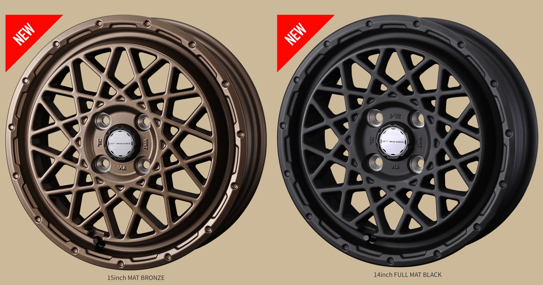 アルミホイール紹介〜ウェッズさんのマッドヴァンス MUD VANCE 09 1