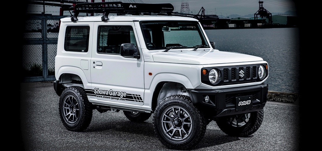 スズキ ジムニー JB64型 RAYSさんのグラムライツ57JVを比べてみま