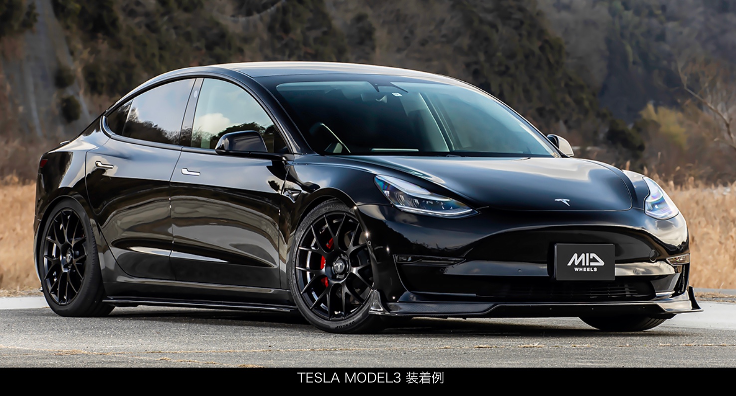 テスラ モデル3 モデルY に装着可能な専用設計のアルミホイールを考察