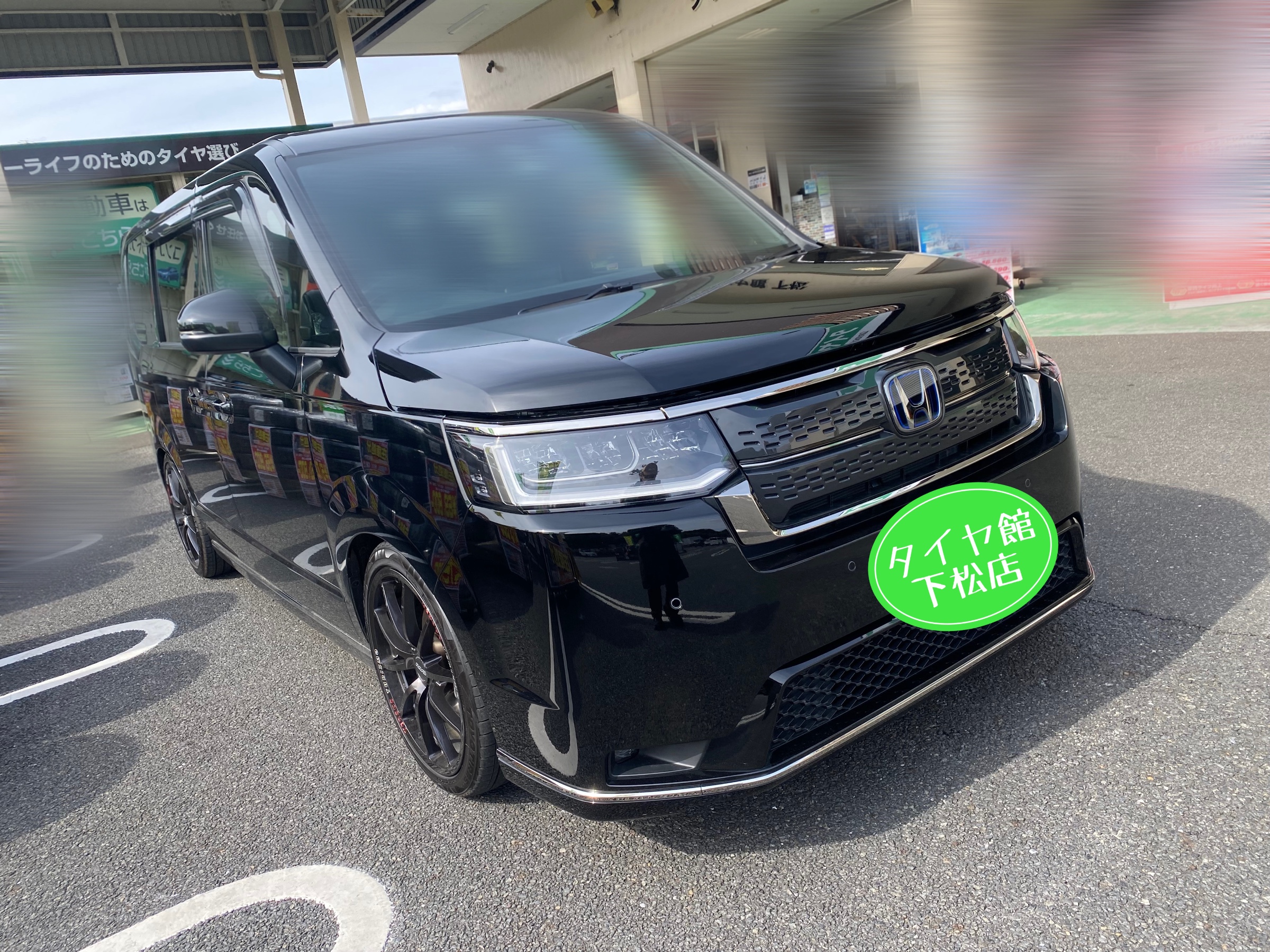 ホンダ ステップワゴン RP8 e:HEV 装着アルミホイール＆車高調