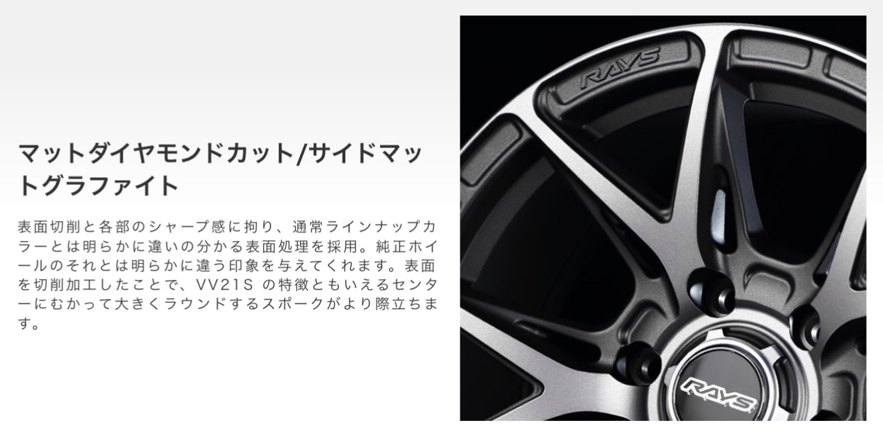 アルミホイール紹介〜レイズ / RAYSさんのVERSUS / ベルサスCRAFT