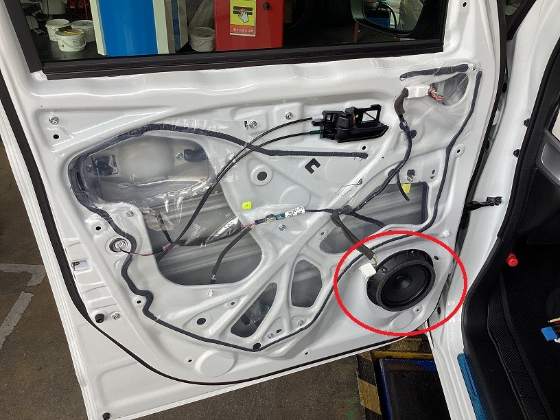 スズキ　スペーシア　スピーカー取付
