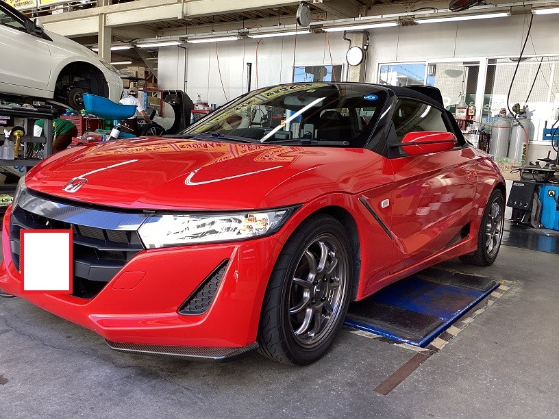 ホンダ　S660　TEIN　車高調取付
