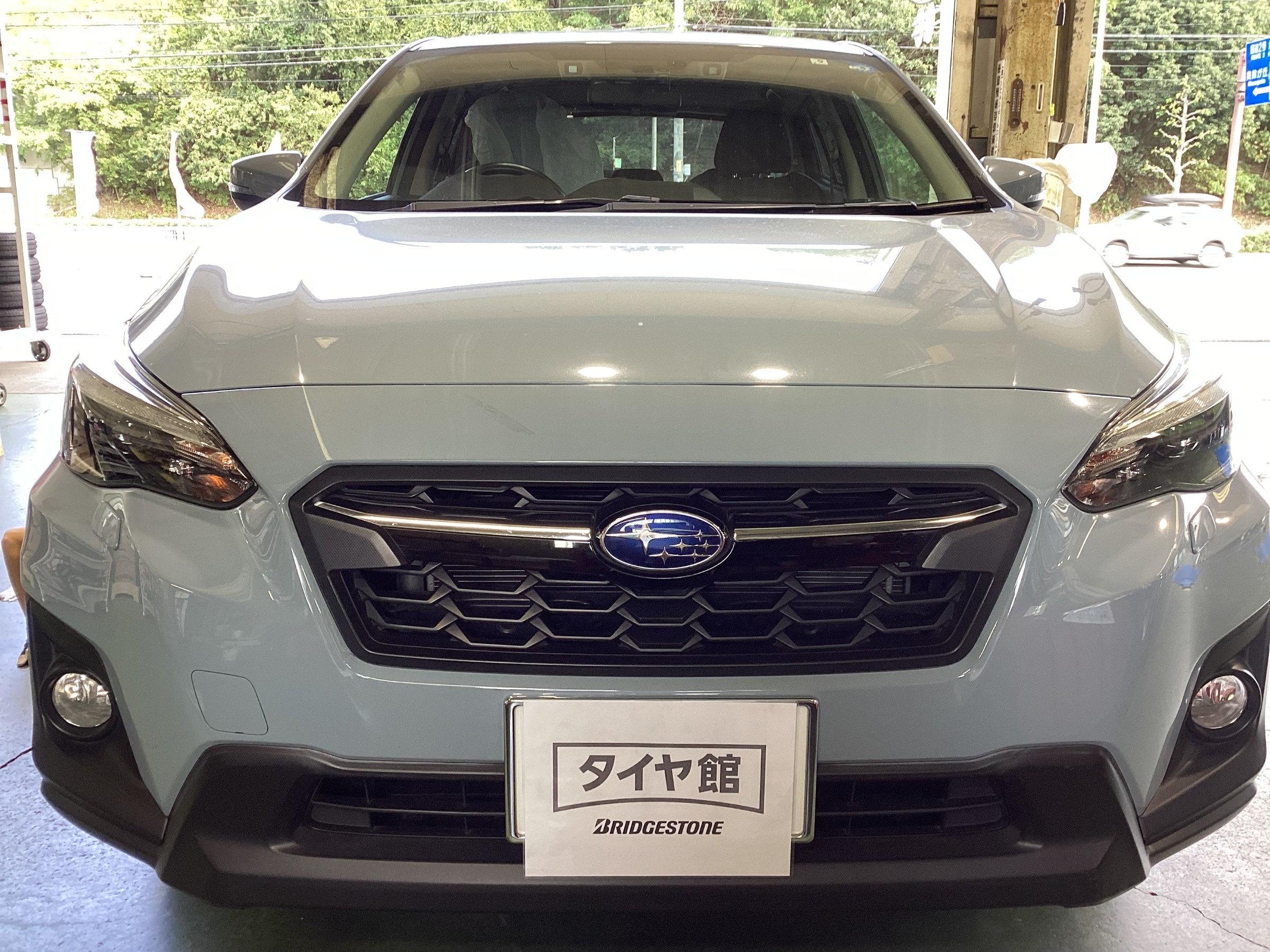 スバル　GT7型　XV　ブリヂストン　レグノGRVⅡへタイヤ交換　タイヤ館五日市