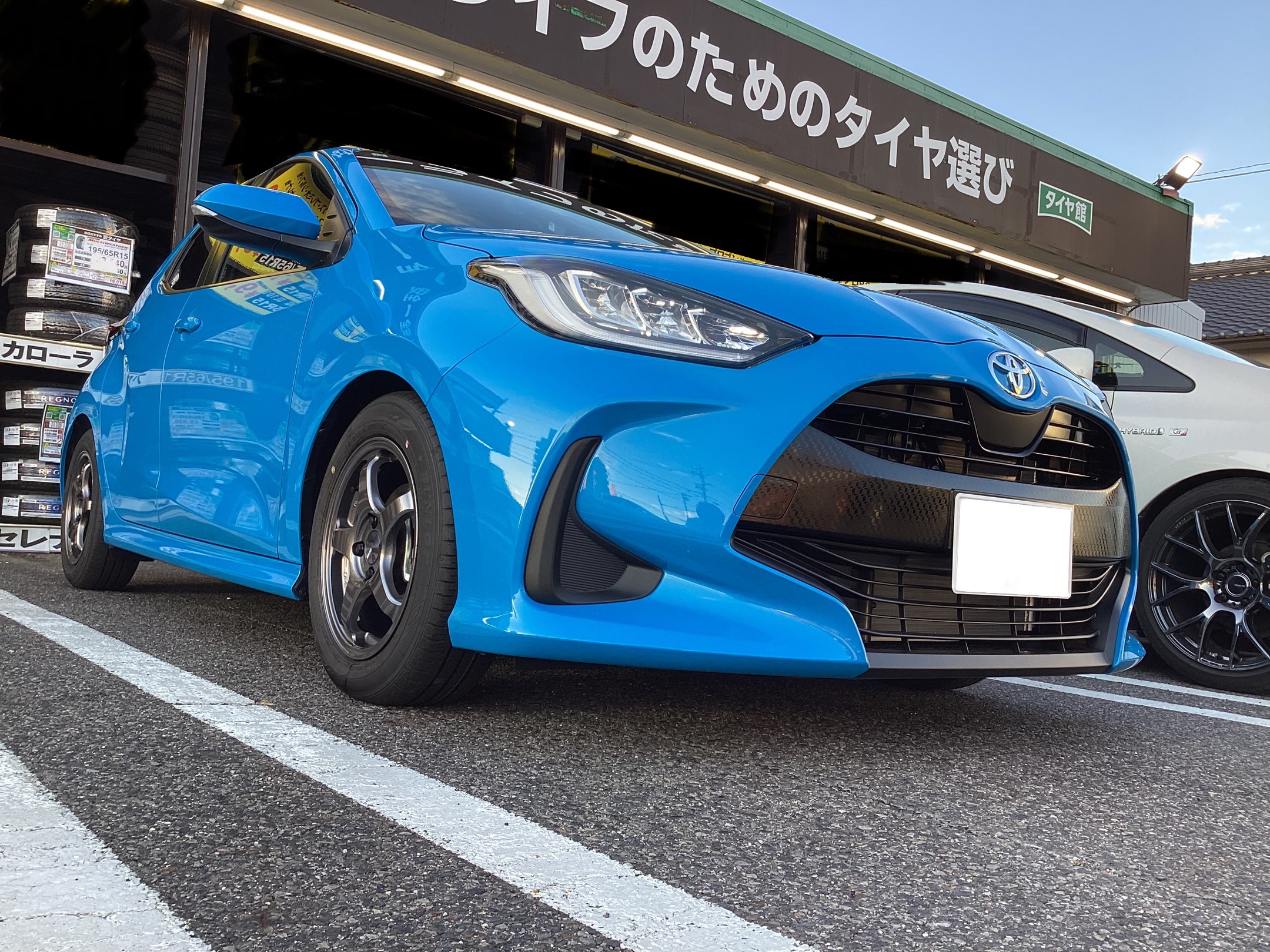 トヨタ・ヤリス】足廻り交換作業（車高調・TEIN STREET ADVANCE