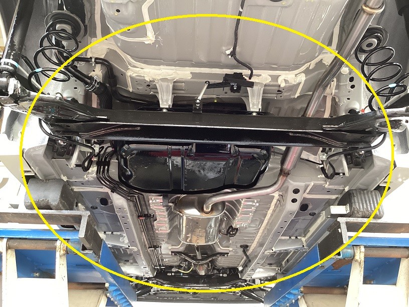 日産　ルークス　空気圧センサーTPMS取付＆サビ防止コーティング施工