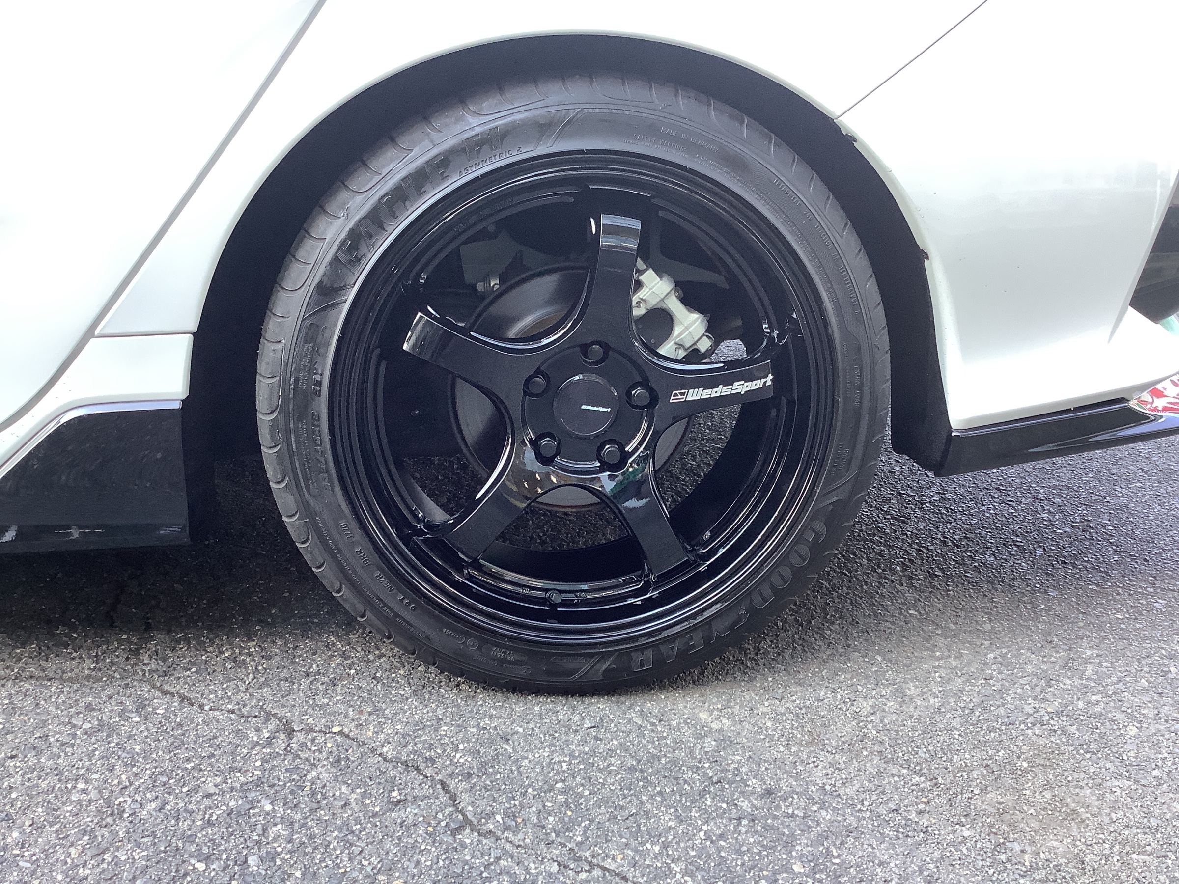 FK シビック　ホイール　黒　5本