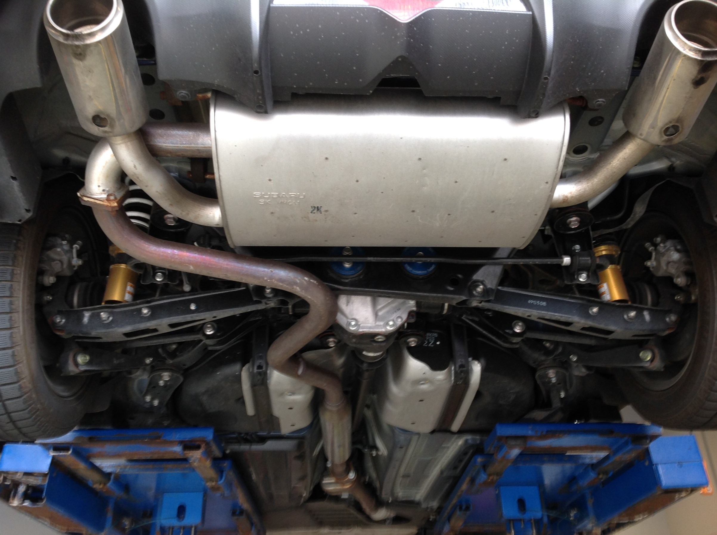 純正パーツ】トヨタ ZN6 86 ZC6 BRZ 純正 マフラー 2点セット