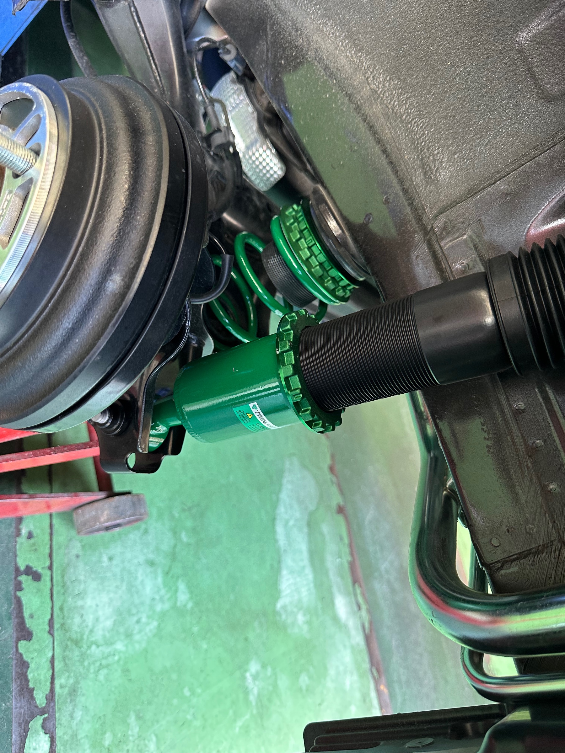 SUZUKI・ALTO・HA97S】TEIN FLEXZ（車高調）取付の紹介 | 店舗お