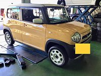 ハスラー　hide　タイヤ　② SUZUKI ハスラー】 スズキ ハスラー MR92S 鉄チンにデカ