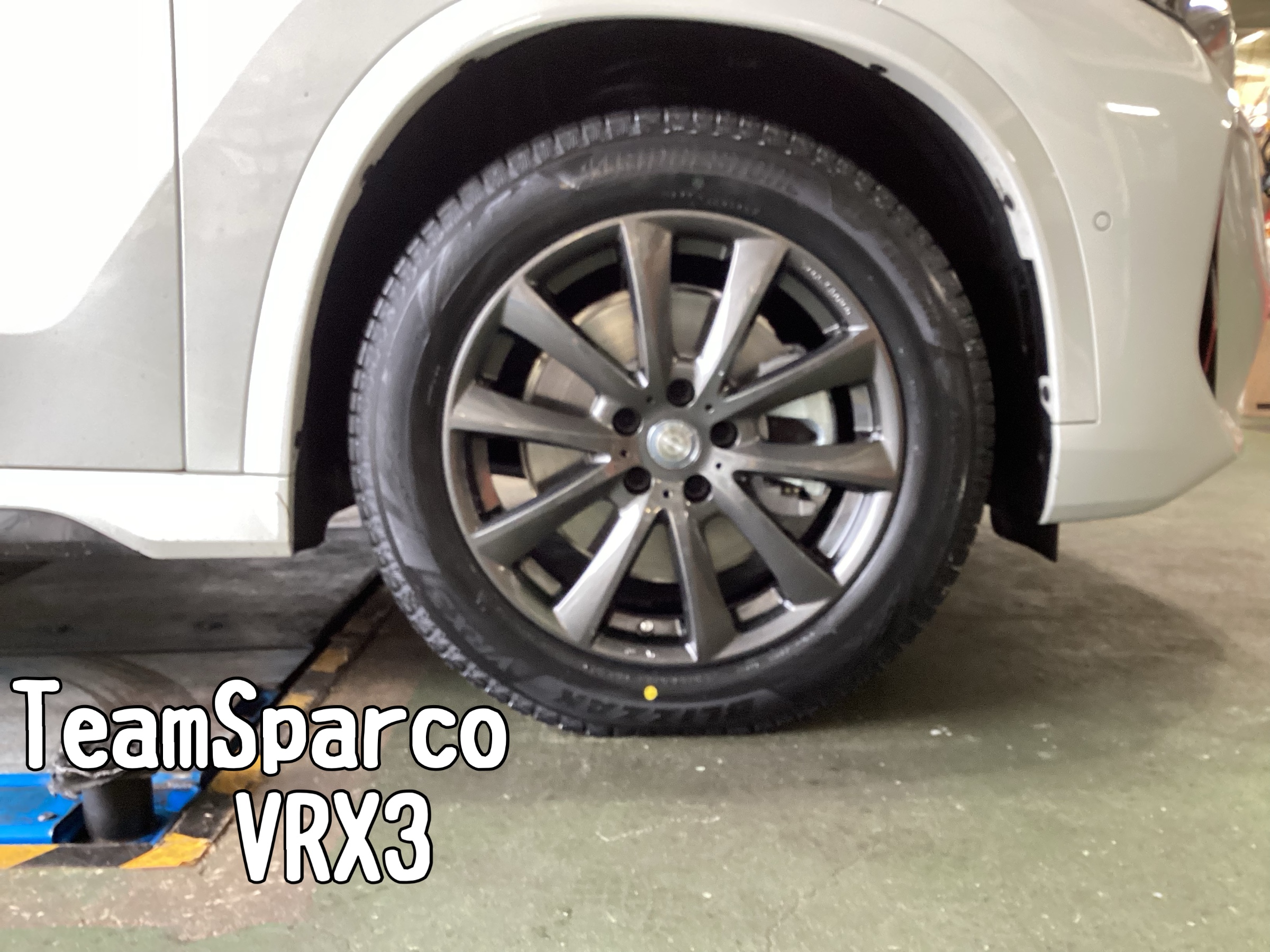 teamsparco VRX3セット！！BMW X3 BMW X3 タイヤ タイヤ・ホイール関連 > タイヤ・ホイール交換 サービス事例 タイヤ館 横手 秋田県のタイヤ、カー