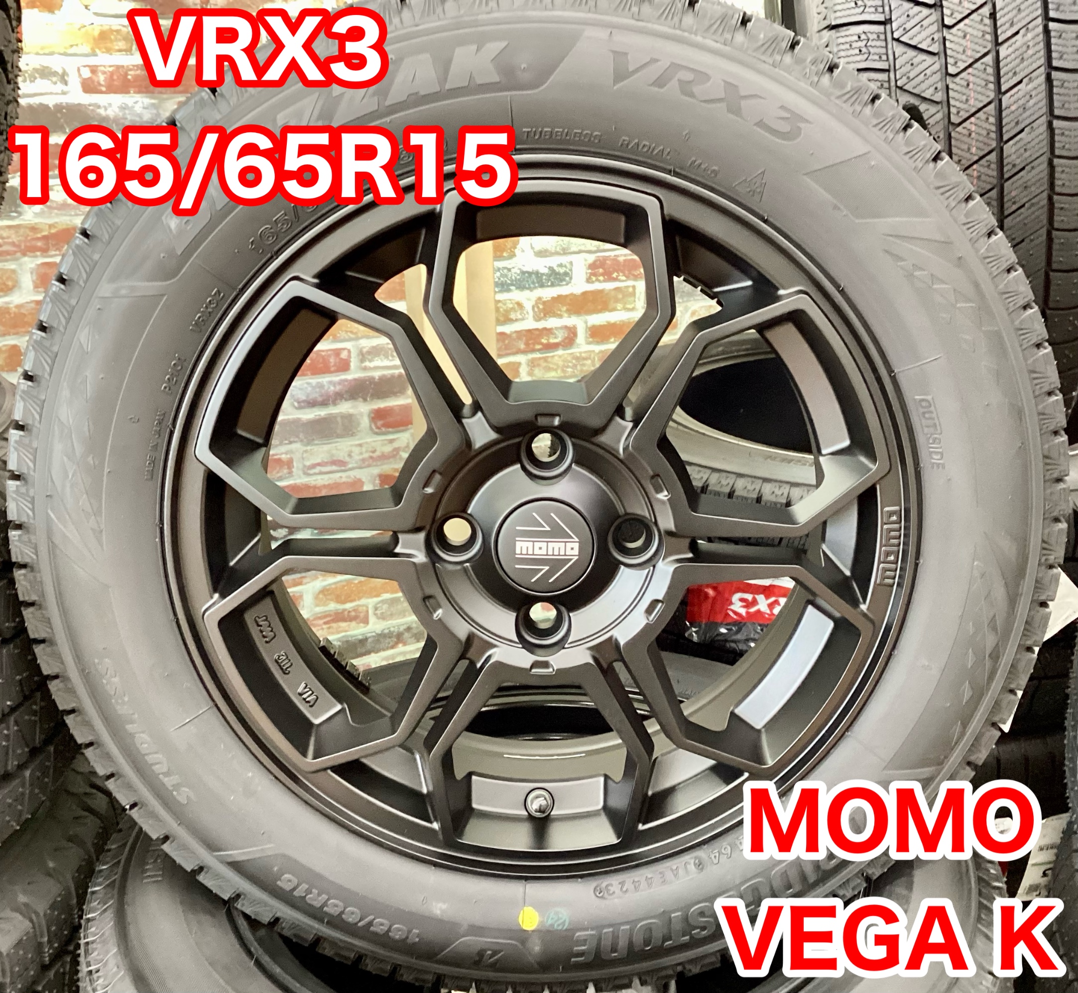 ☆他サイト売却済☆MOMOホイール（VEGA K）× ルマン5（LEMANS Ⅴ） 4本セット - その他