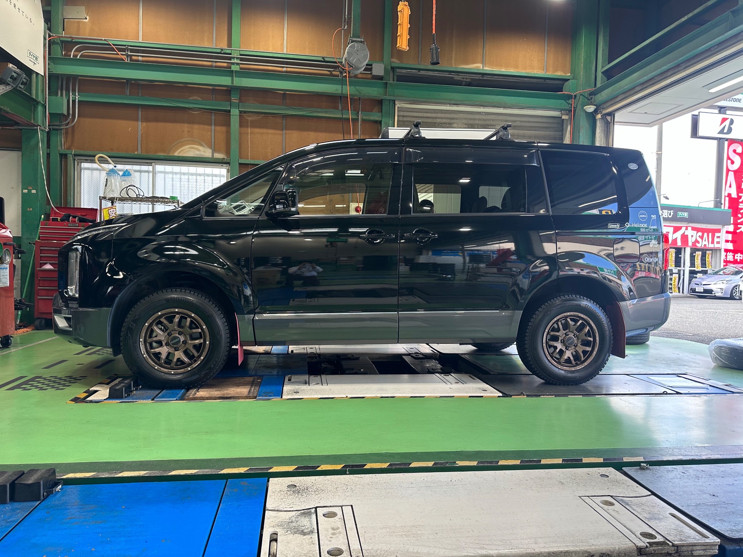 ミツビシ デリカD:5 RAYS TEAM DAYTONA F6 Boost Z5カラー16ｲﾝﾁ