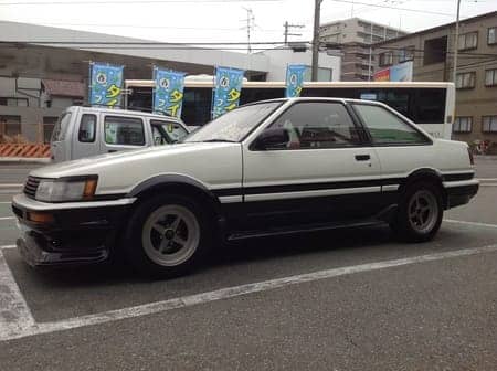 AE86 ポテンザRE-71R取付！！ | 店舗おススメ情報 | タイヤ館 堺（大阪府）