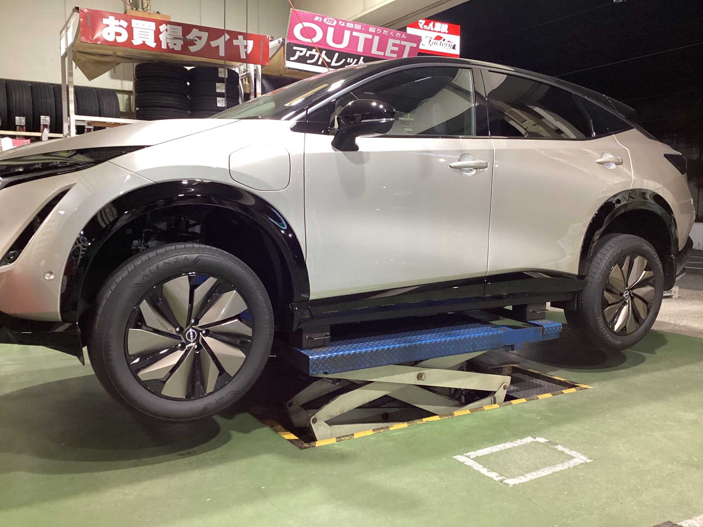日産　サクラ　スタッドレスタイヤ交換タイヤ館五日市