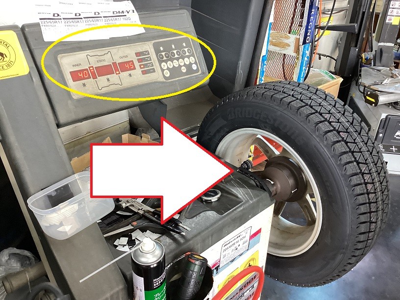 スズキ　エスクード　225/65R17　DMV3＆ハブ防錆施工