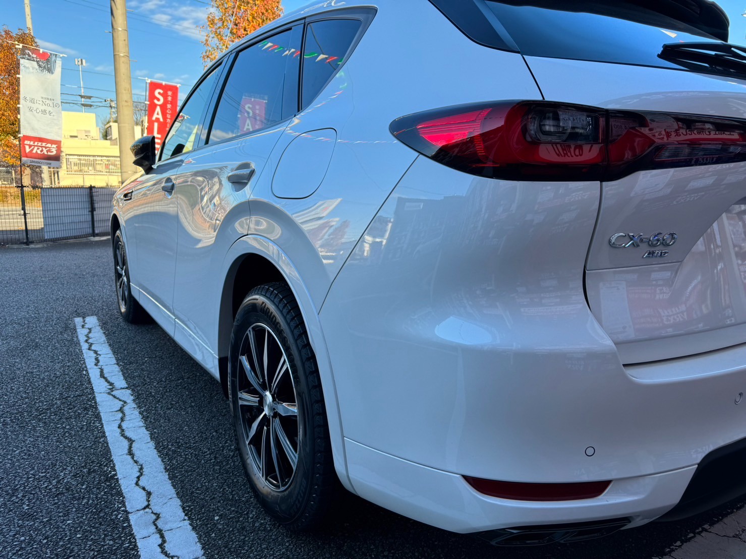 マツダ・CX−60・KH5P】スタッドレス・ホイール取付 | 店舗おススメ