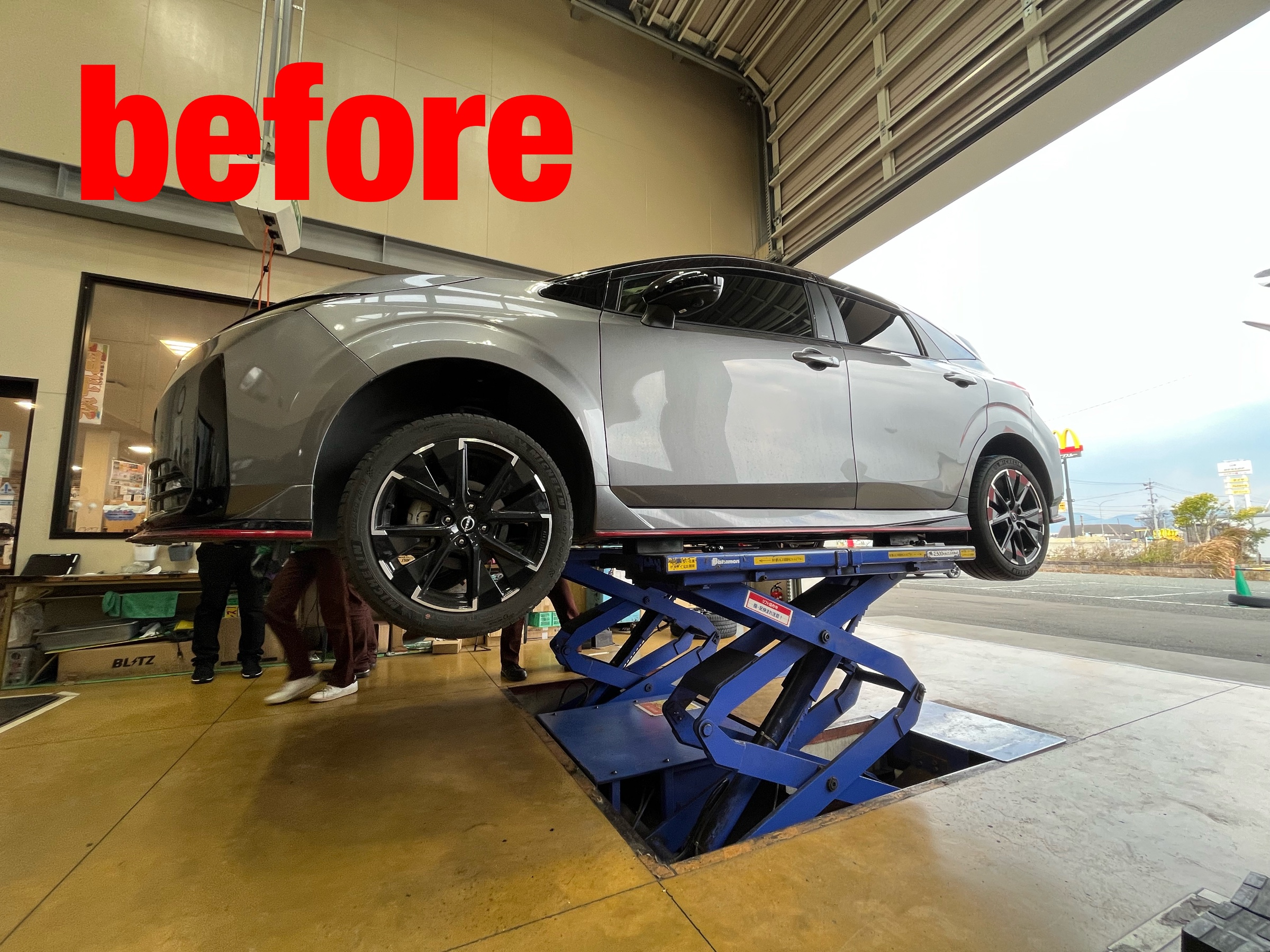 日産 オーラ ニスモ スタッドレスタイヤホイールセットお