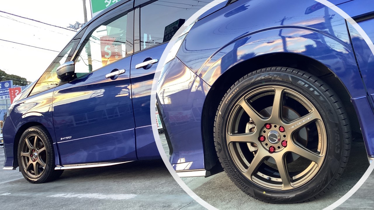 セレナ (C27) オーテック 205/50R17 スタッドレスタイヤホール
