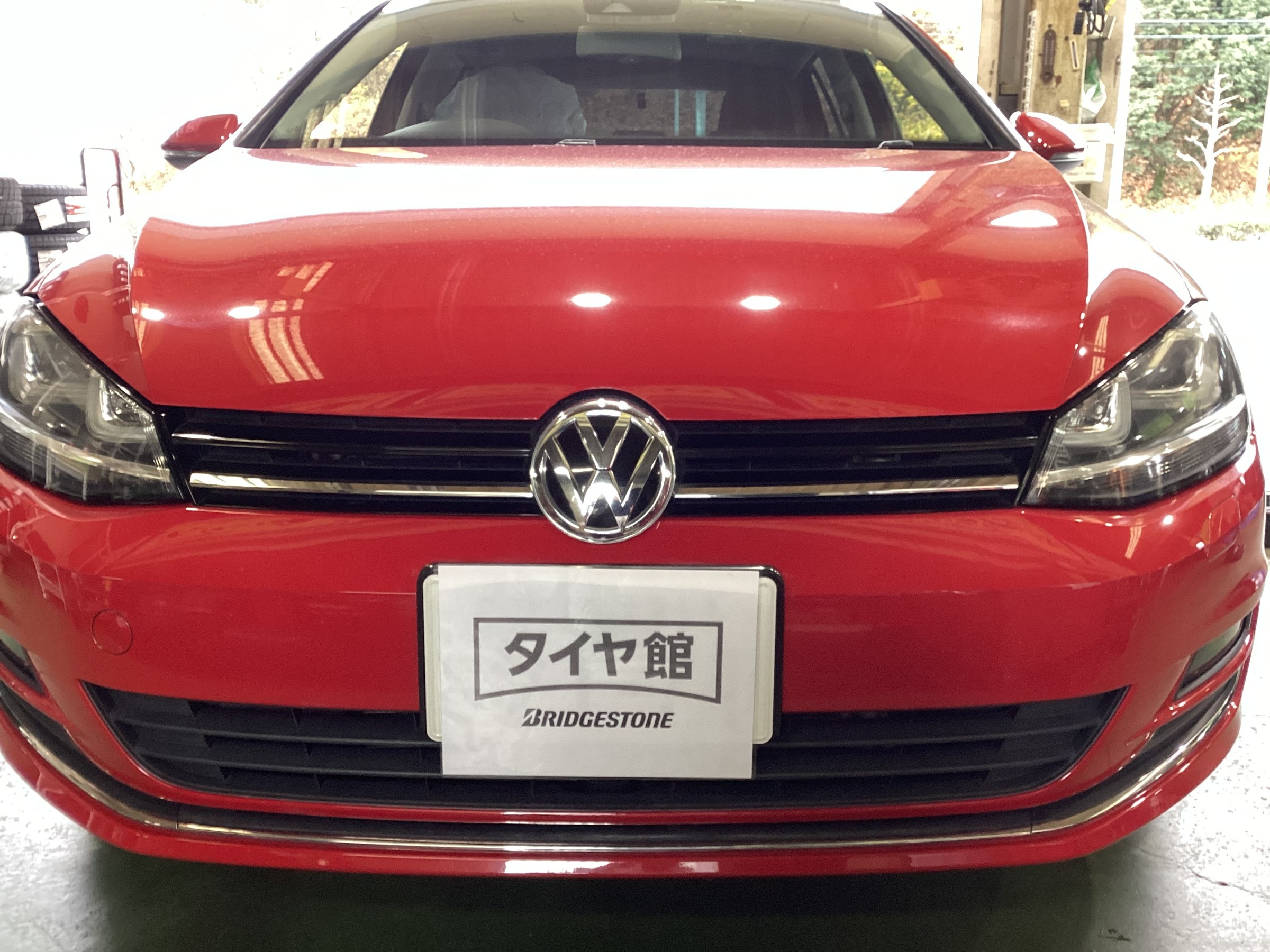 VW　ゴルフセイバーリング　SL201へタイヤ交換　タイヤ館五日市