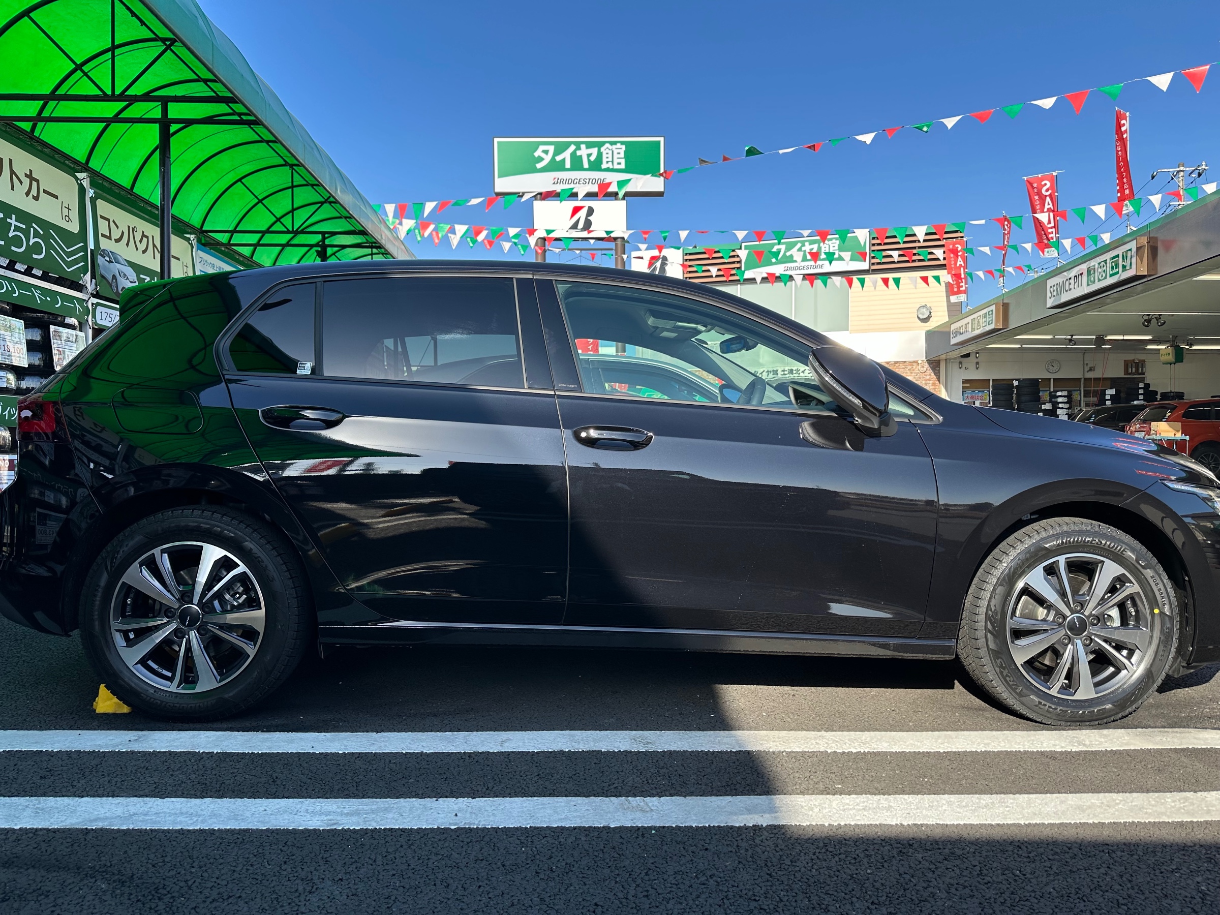 フォルクスワーゲン ゴルフR 純正 ホイールタイヤ スタッドレス 超希少 美品】フォルクスワーゲン ゴルフR 純正オプション