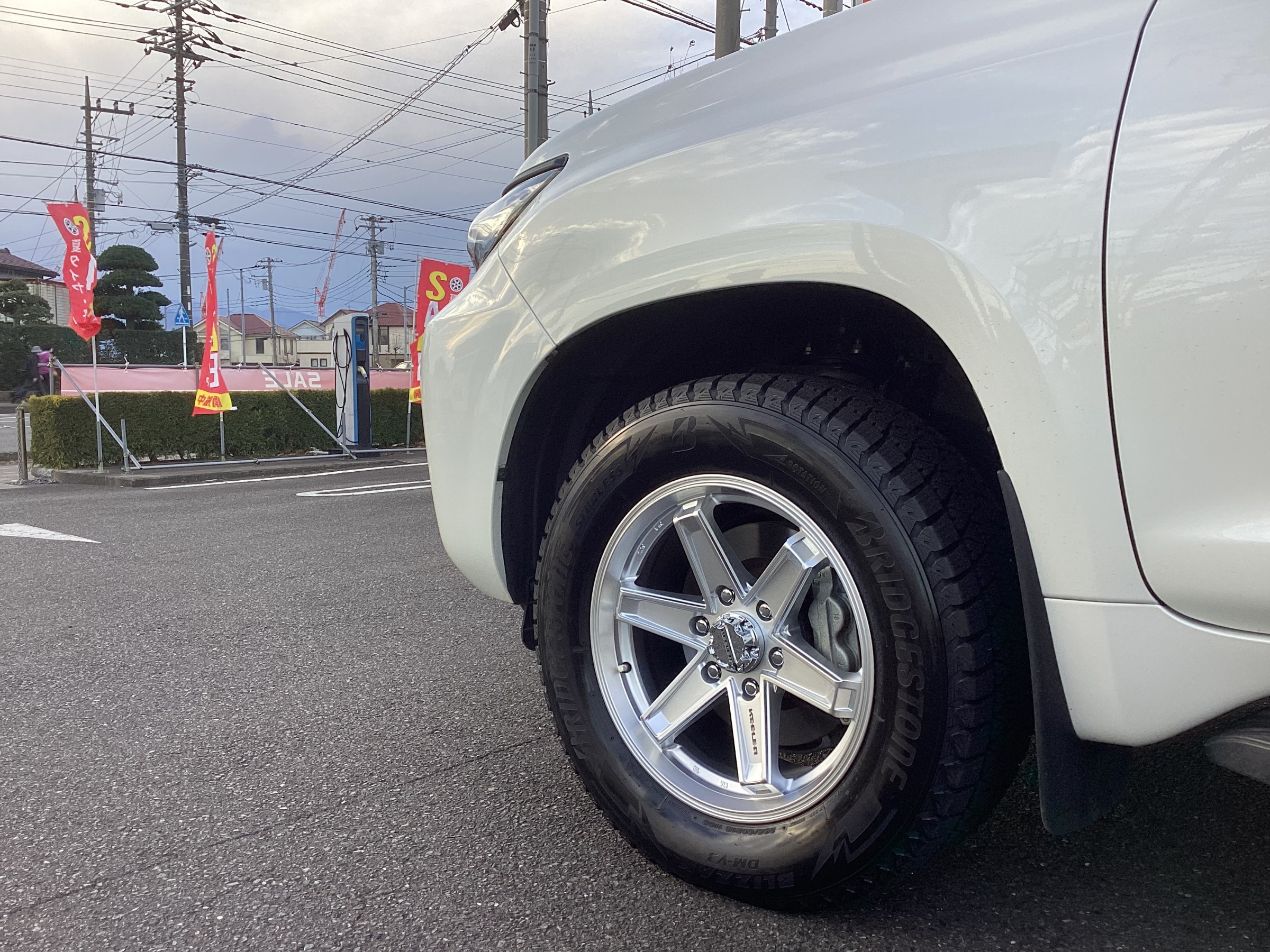 プラド150後期 70th ホイールタイヤセット BLIZZAK DM-V3 プラド150後期 70th ホイールタイヤセット BLIZZAK DM-V3