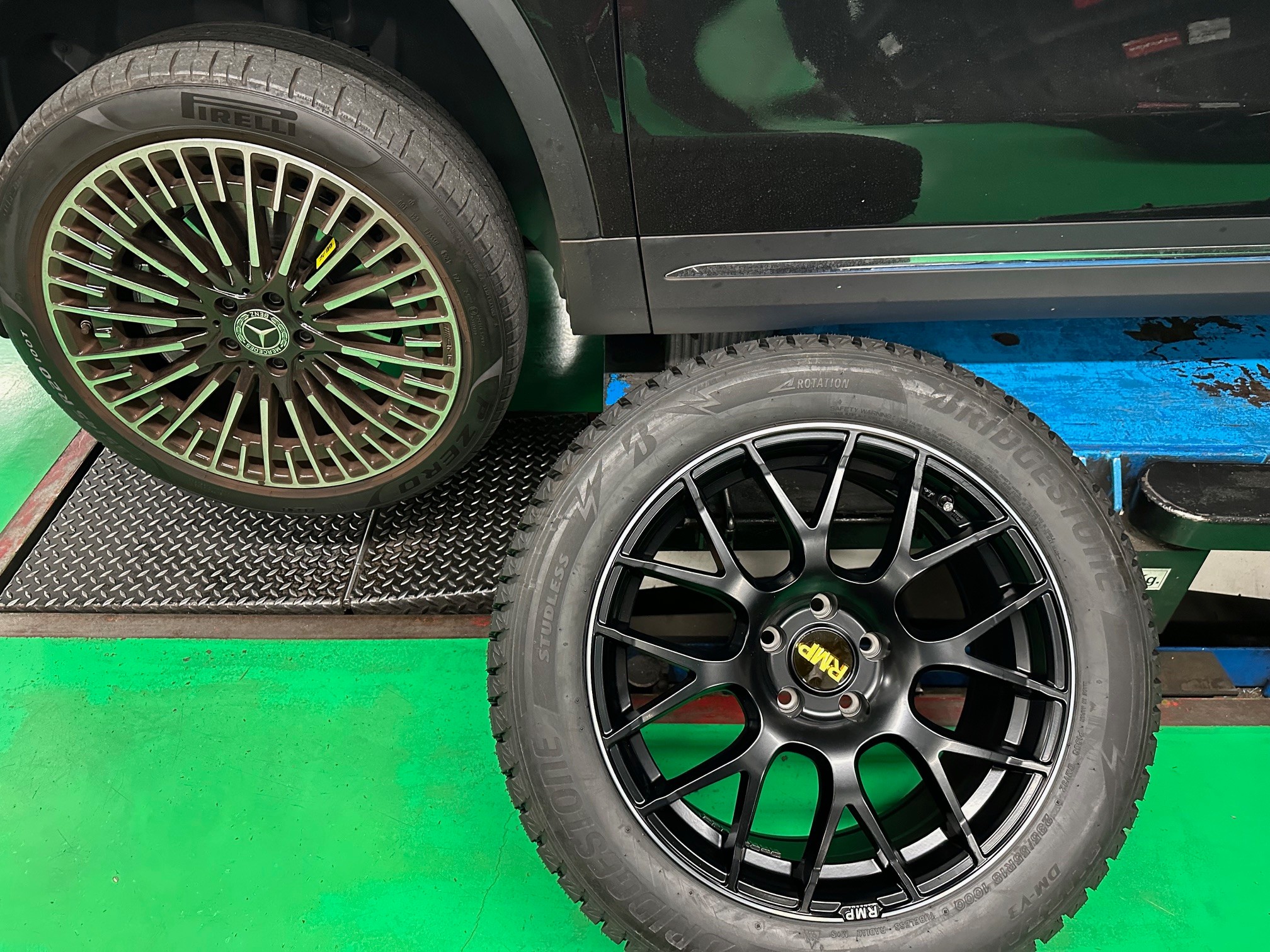 ベンツ EQA250 スタッドレス＆ホイールセット 取付 | 店舗おススメ