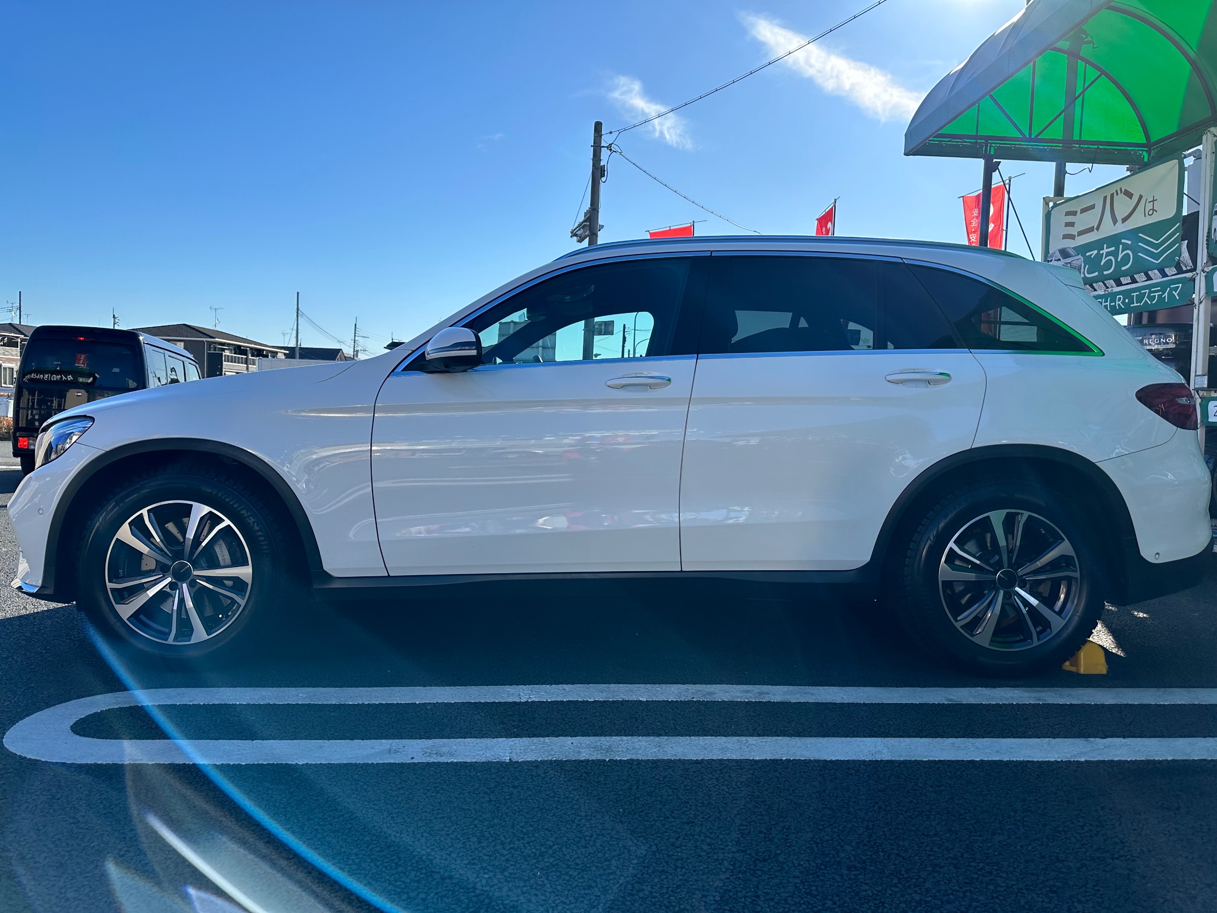 メルセデスベンツ・GLC220d】スタッドレスタイヤホイールセット取付