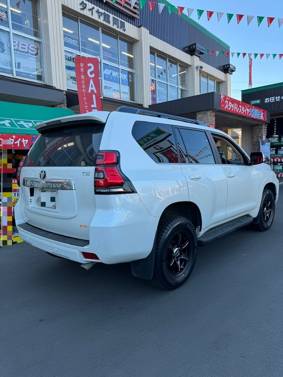 ランクルプラド　ホイール付きスタッドレス 価格変更】トヨタプラド150系スタッドレスホイールセット