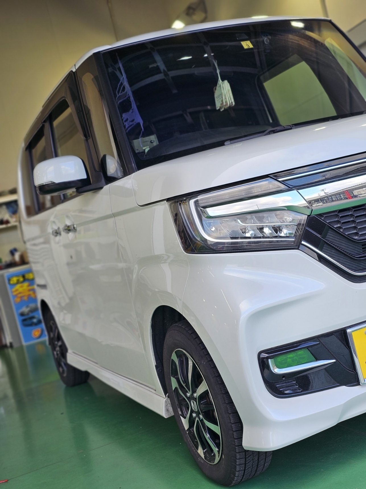 N-BOX custom ユピテルGS503 レーザー探知機取付‼︎ | 店舗お