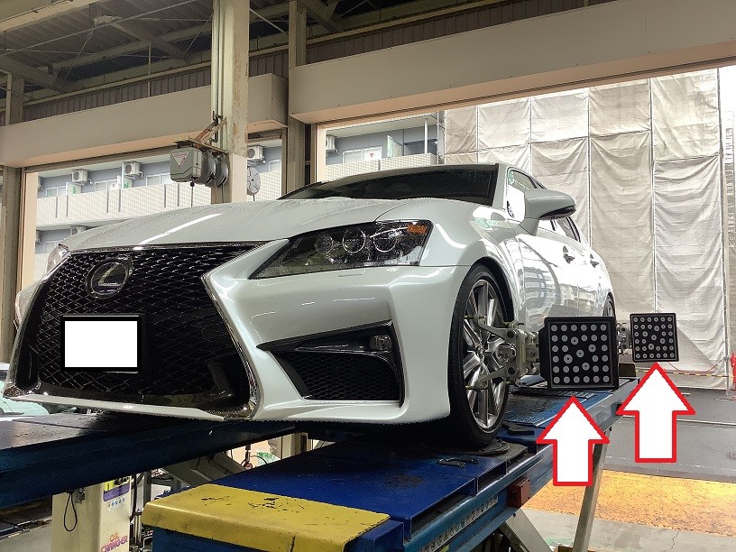 レクサスGS350　アライメント調整(