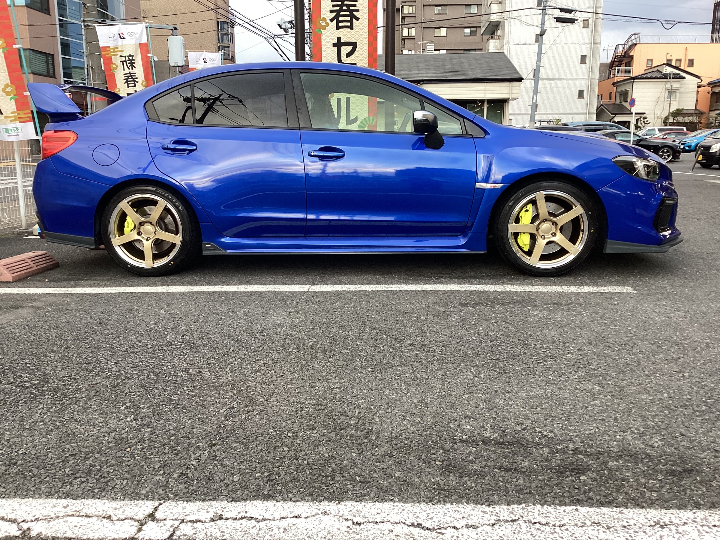 スバル WRX STI ホイールセットお取り付け！ | 店舗おススメ情報