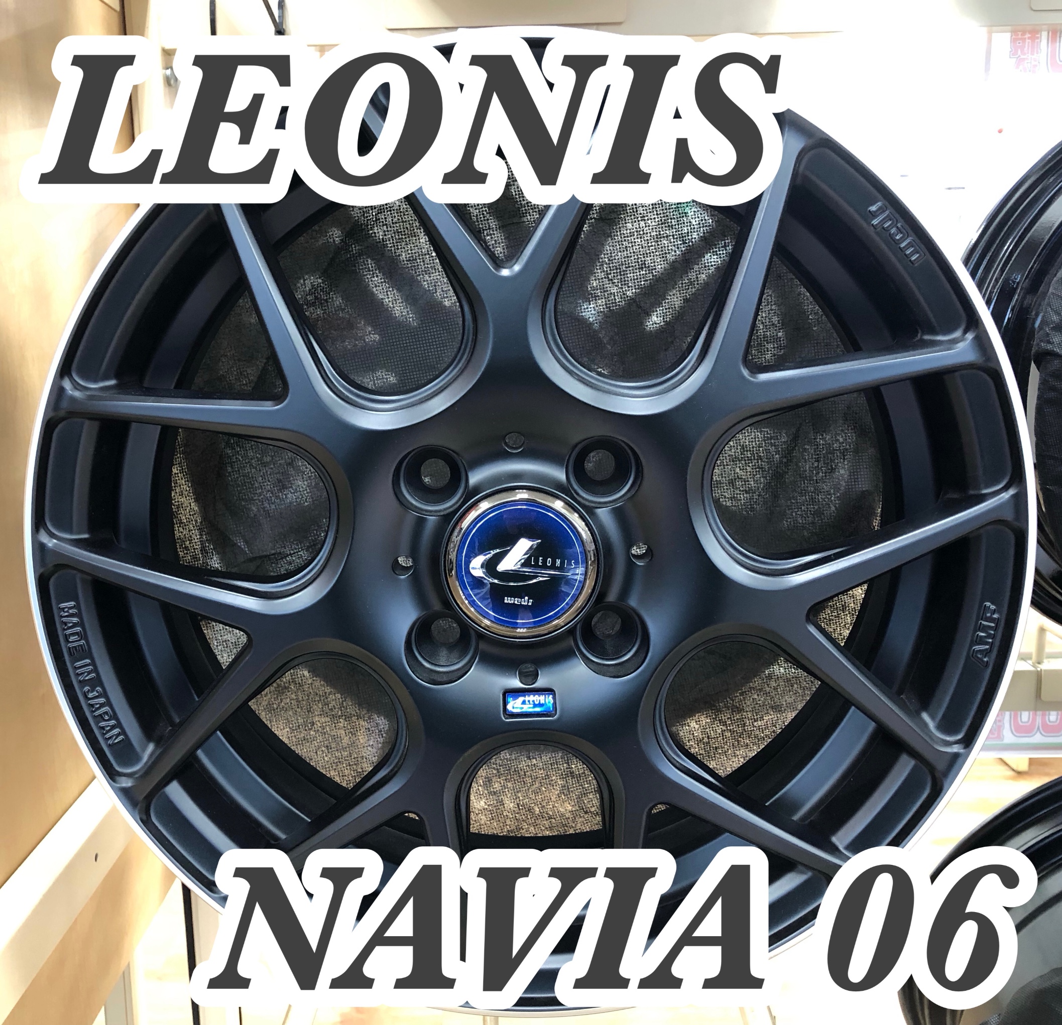 weds LEONIS NAVIA02 マットブラック　ホイール　タイヤ使用不可 weds LEONIS NAVIA02 マットブラックホイールタイヤ使用不可