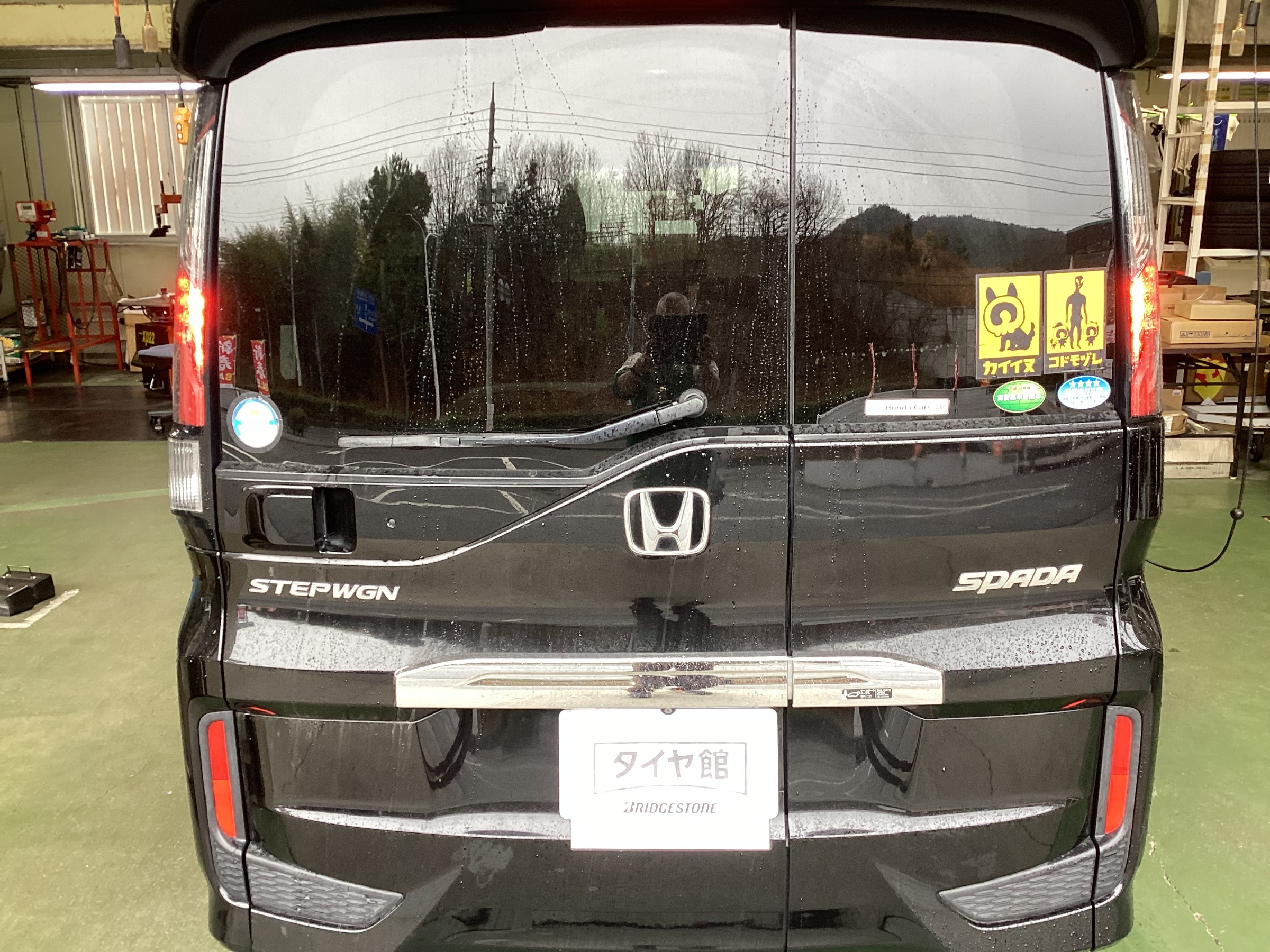 隠しアイテム的ミニバンタイヤ　ルフトRVⅡ　RP3型ステップワゴンスパーダ　タイヤ交換タイヤ館五日市