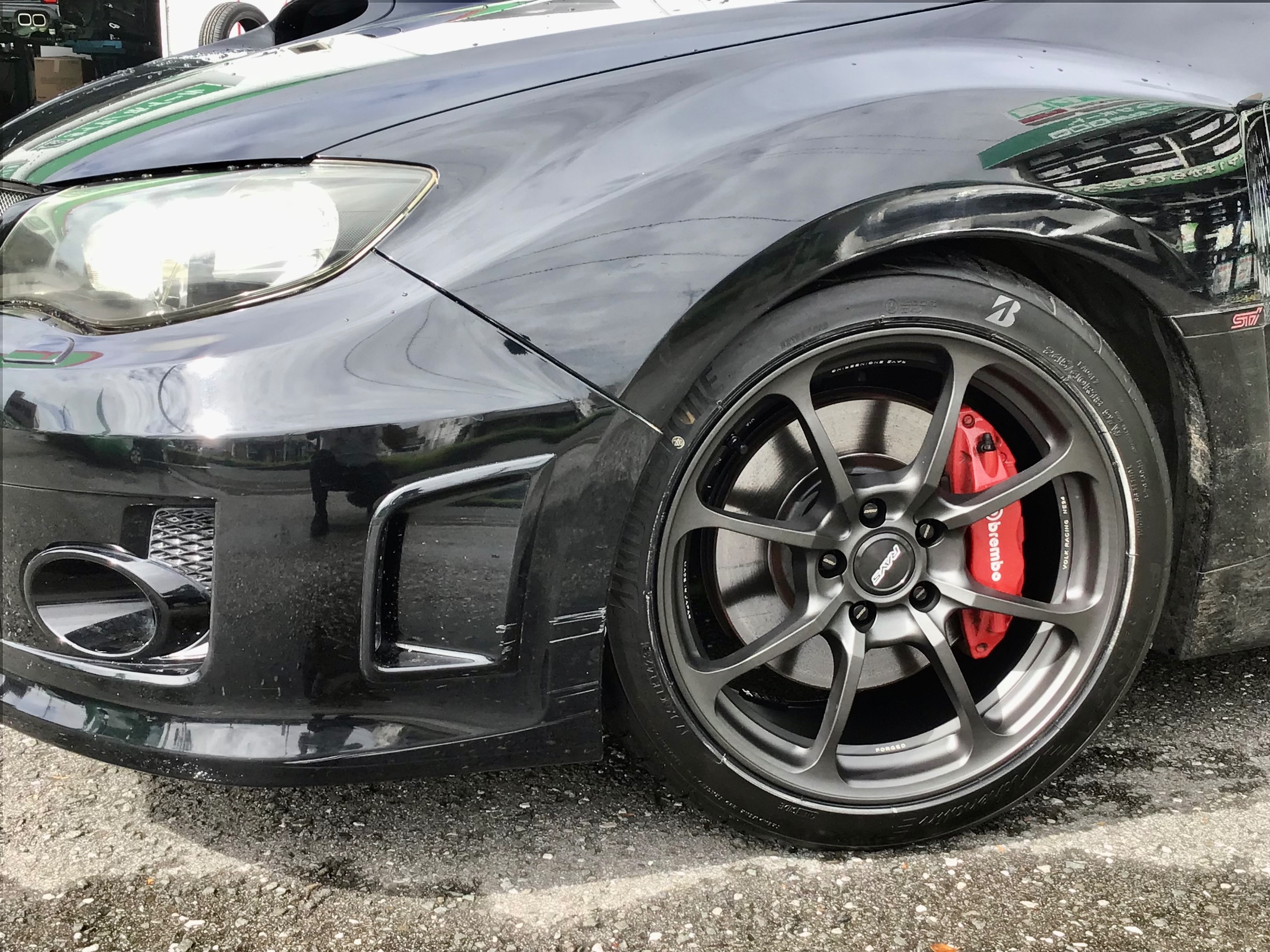 エンケイ製】スバル GVF インプレッサ WRX STI 純正 18in 8.5J +
