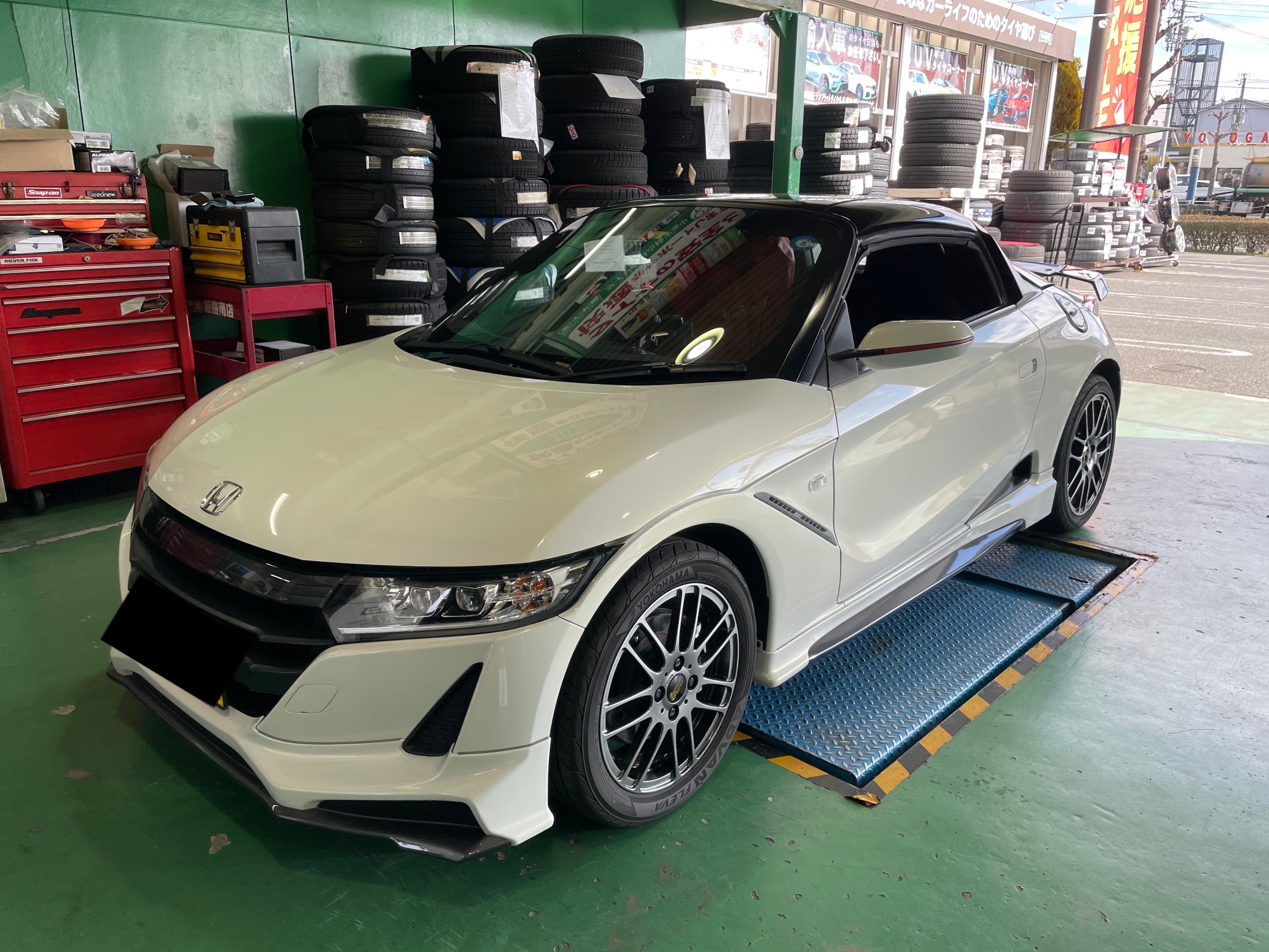 ホンダ S660をダウンサス装着でイイ感じに仕上げます！ | 店舗お