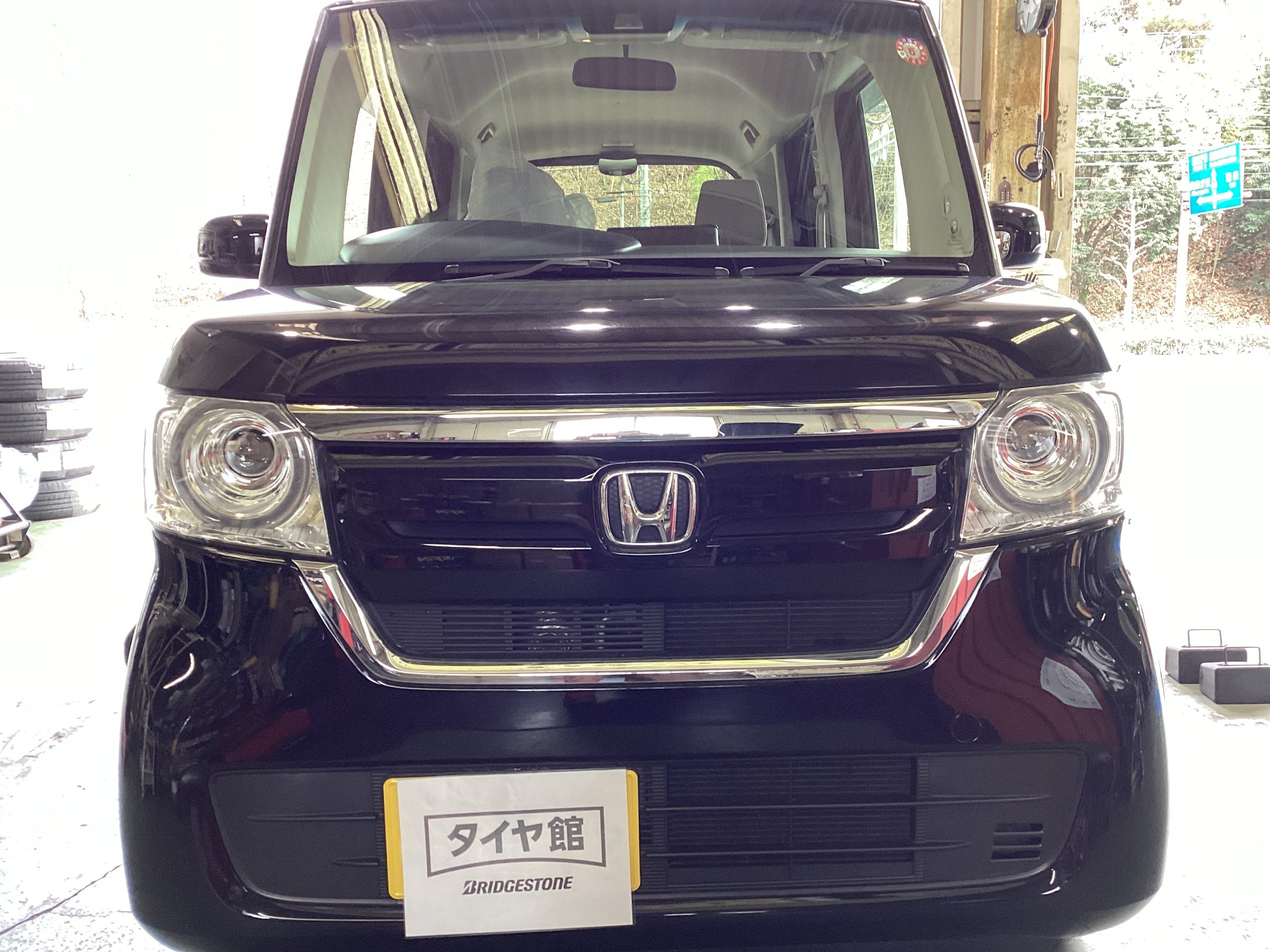 N-BOXエコピアNH200Cへタイヤ交換タイヤ館五日市