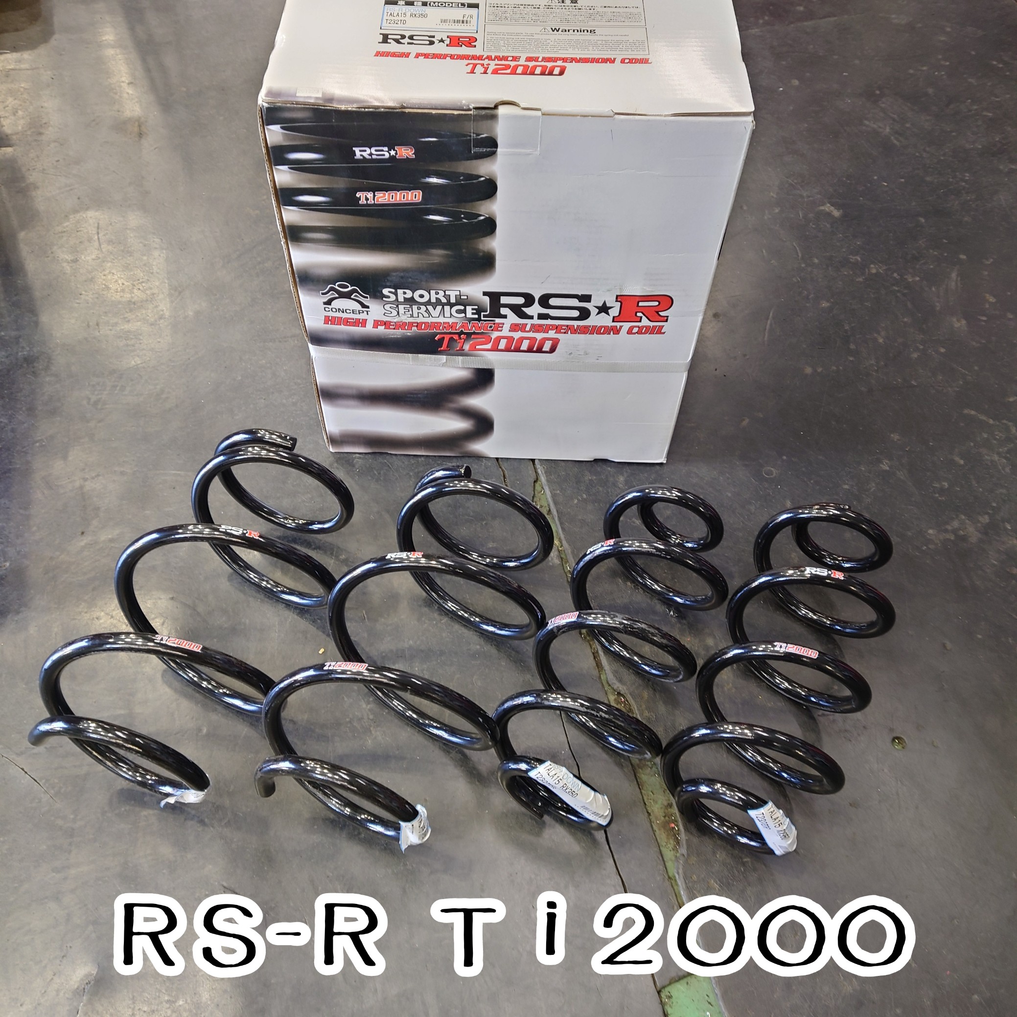 レクサス RX350 TALA15 ダウンスプリング取付作業！ | 店舗