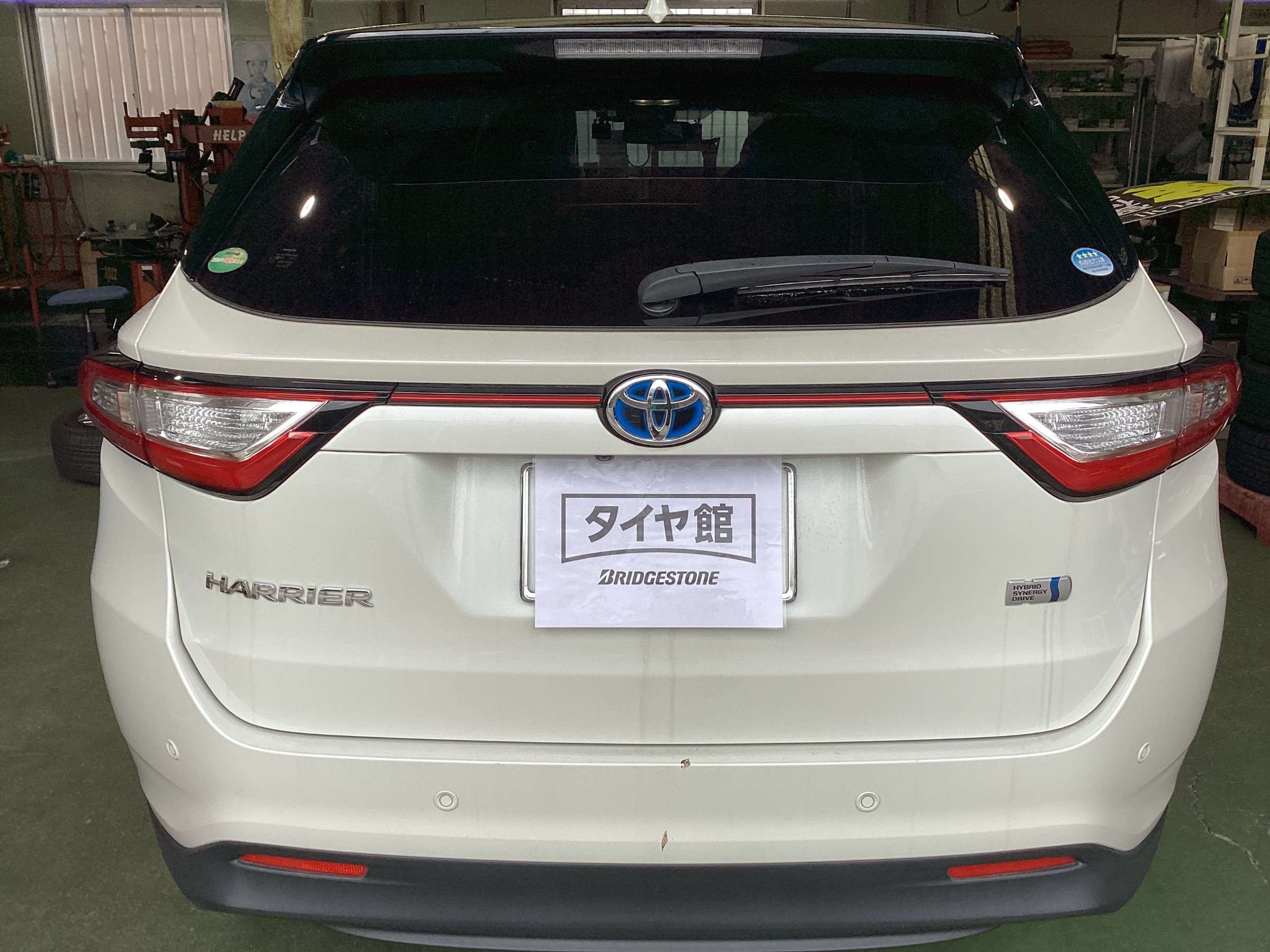 トヨタ　６０系ハリアー　夏タイヤ交換＆アライメント調整　タイヤ館五日市