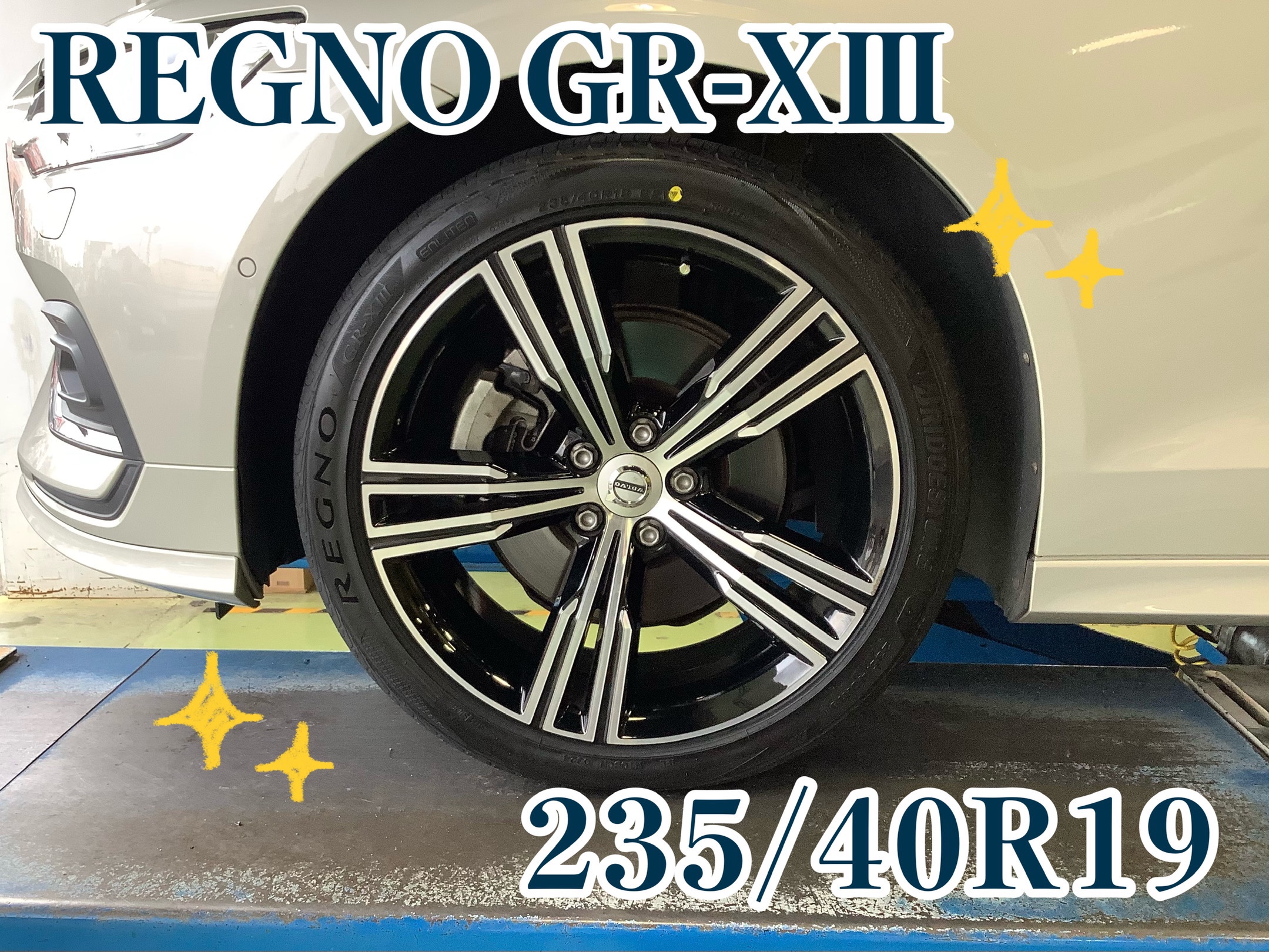 VOLVO純正 17インチ ホイール付き REGNO GR-XⅡ REGNO GR-XⅢ 195