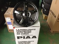 PIAA エレガンツァS-01 14インチ 4穴 タイヤ付き4本セット