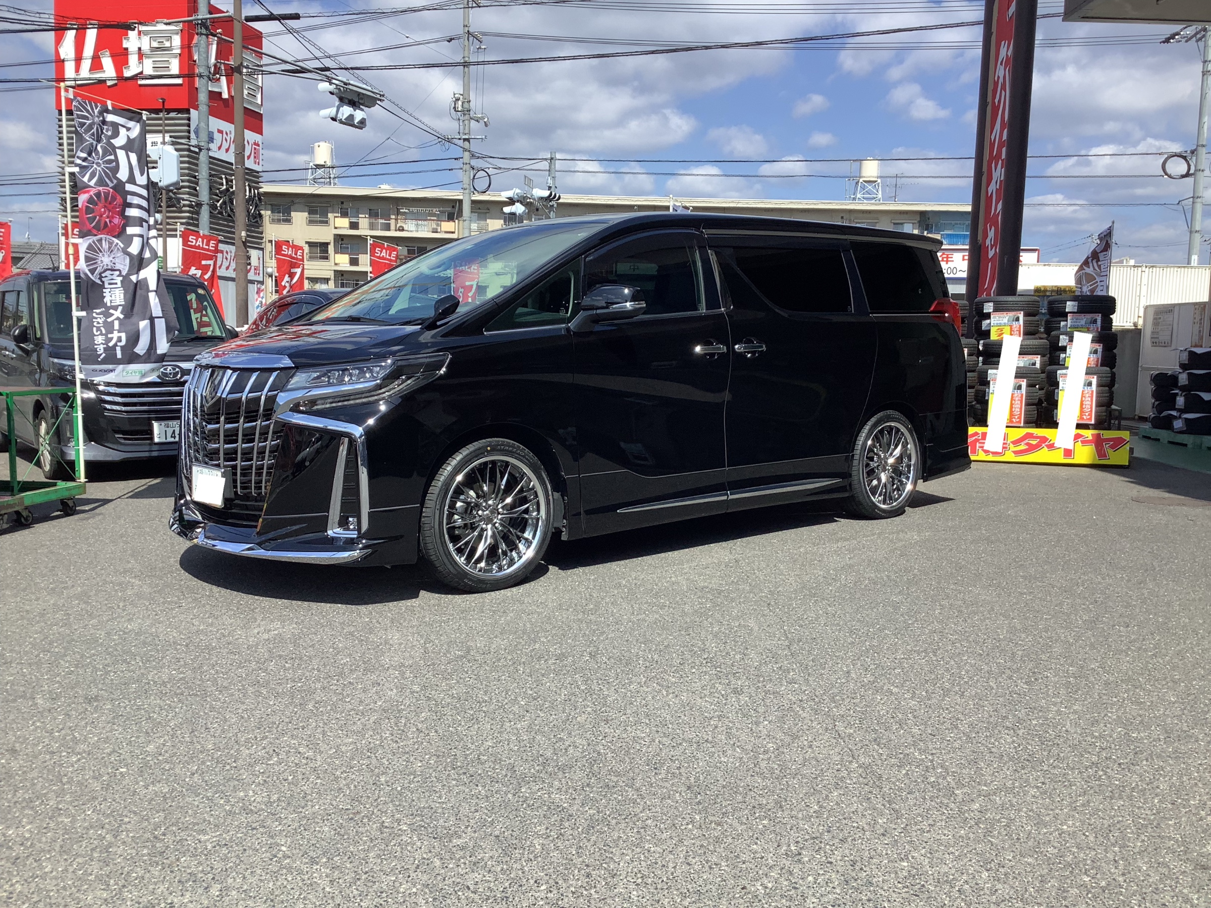 タイヤ館神辺　ホイール　安い　30アルヴェル