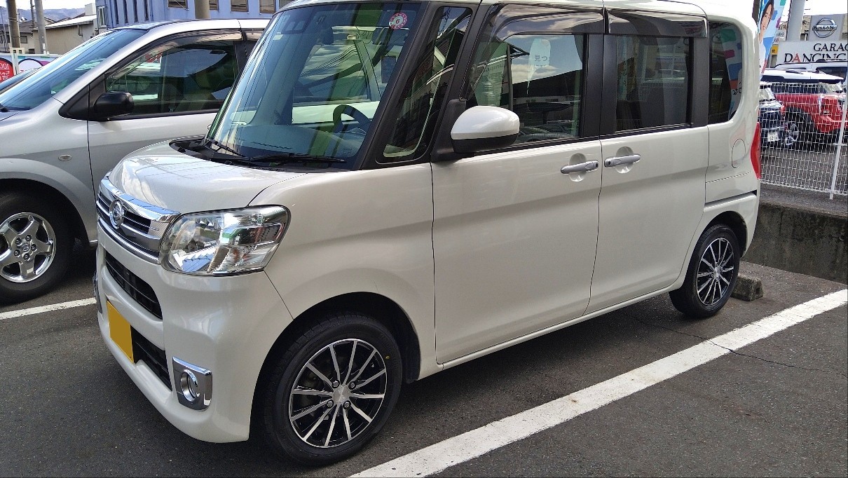 たけのこ　タントカスタムホイール①②セット タント】バルミナA12・NEWNOホイールセット取付け | 店舗おススメ情報