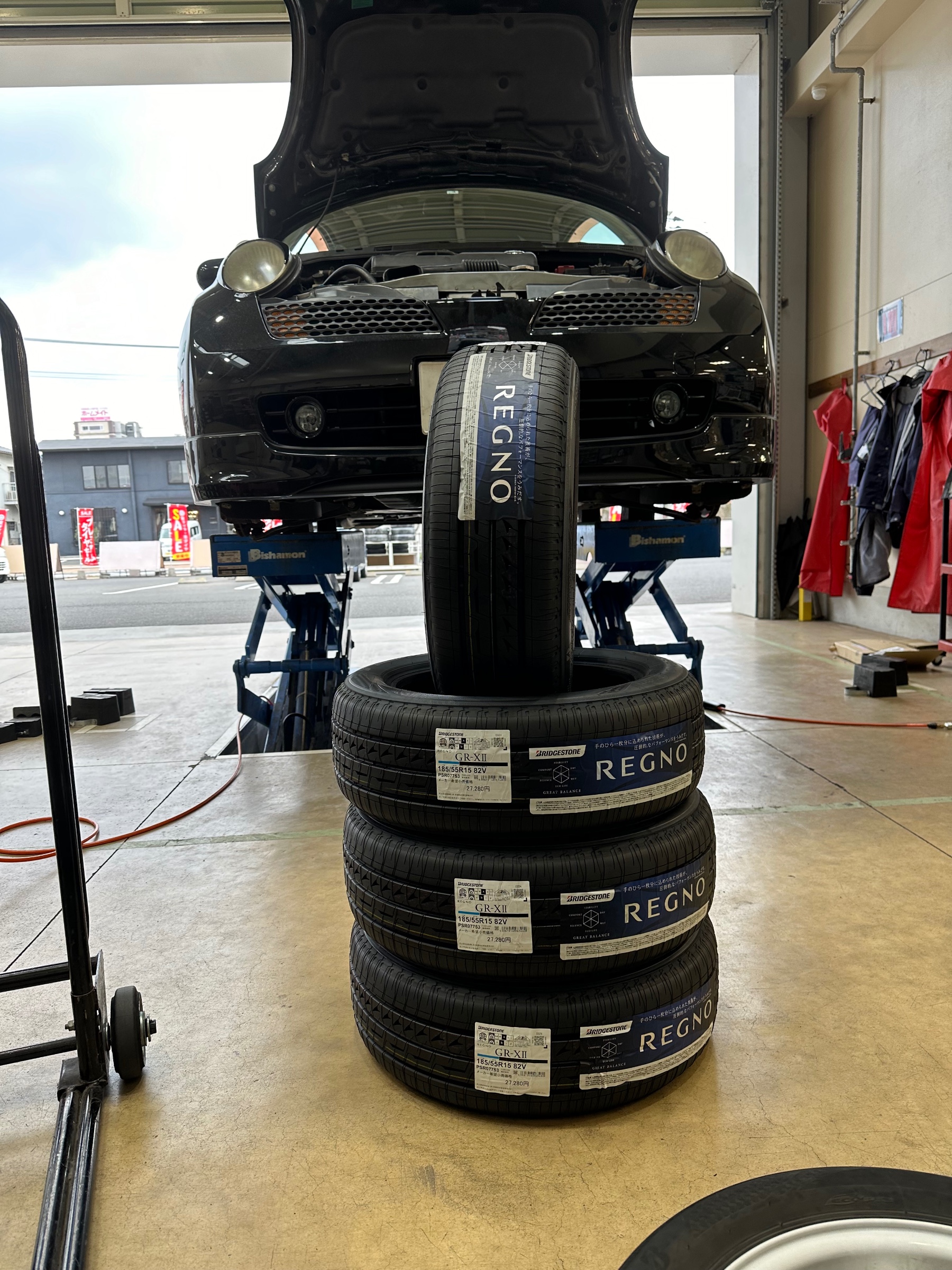 タイヤ交換 マーチ 185/55R15 レグノGR-XⅡ | 店舗おススメ情報 タイヤ交換 マーチ 185/55R15 レグノGR-XⅡ | 店舗おススメ情報