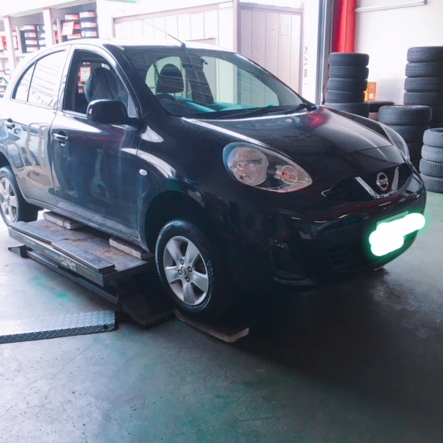 ピットにて撮影