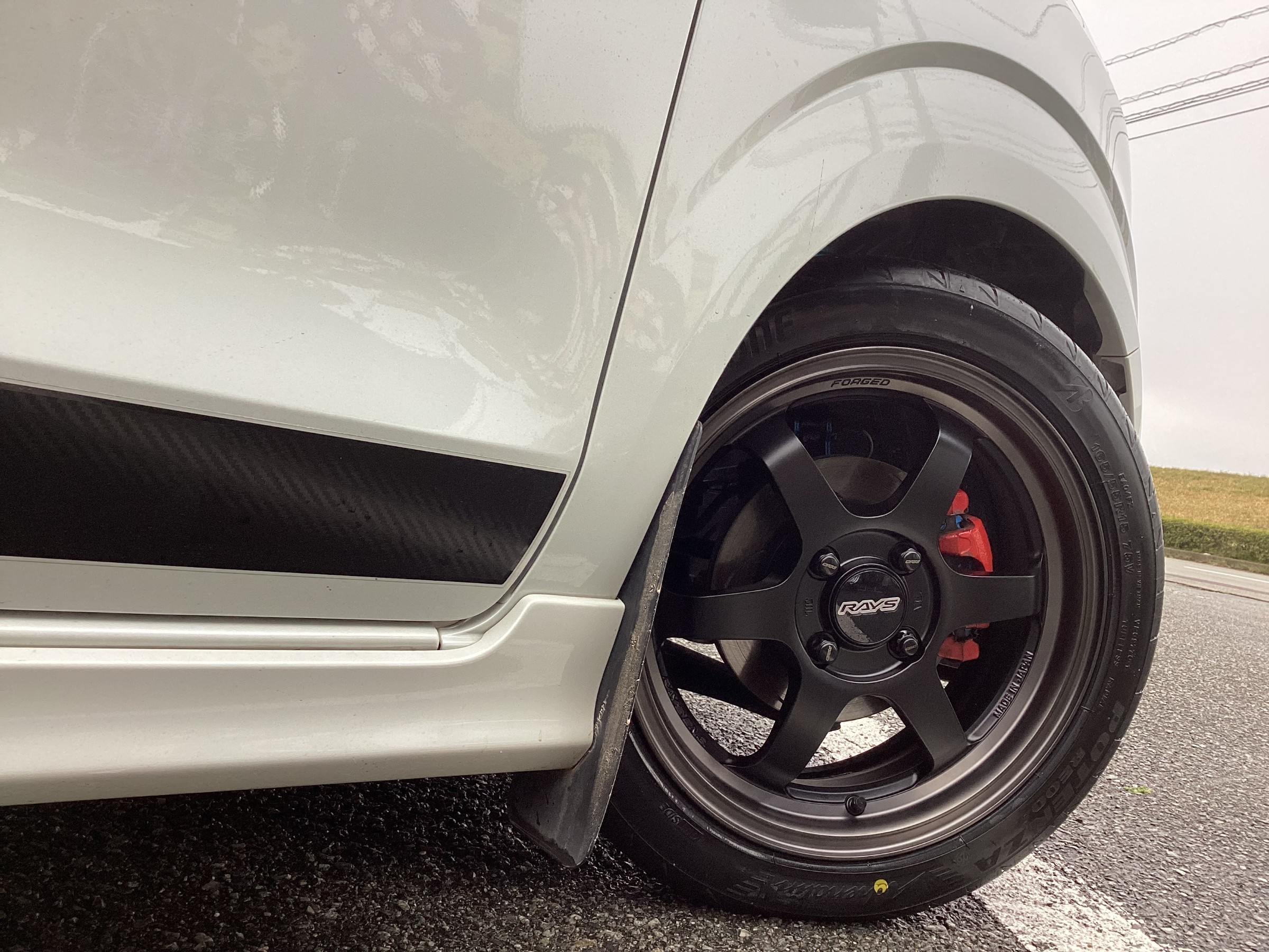 1 BRIDGESTONE 165/55R15 7分目 スズキ スタッドレス