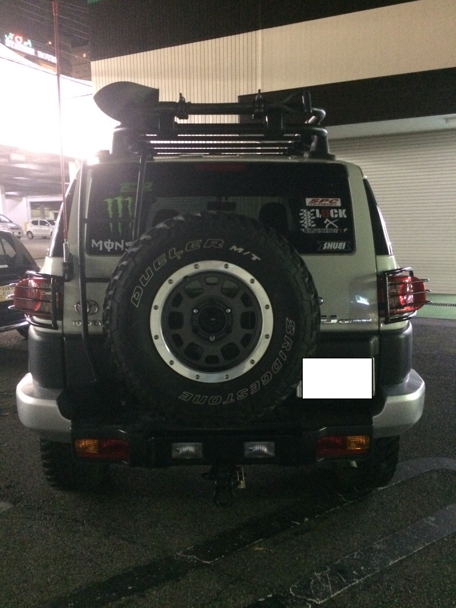 Fjクルーザー パーツ付けたり 外したり スタッフ日記 タイヤ館 岡崎 愛知県 三重県のタイヤ カー用品ショップ タイヤからはじまる トータルカーメンテナンス タイヤ館グループ